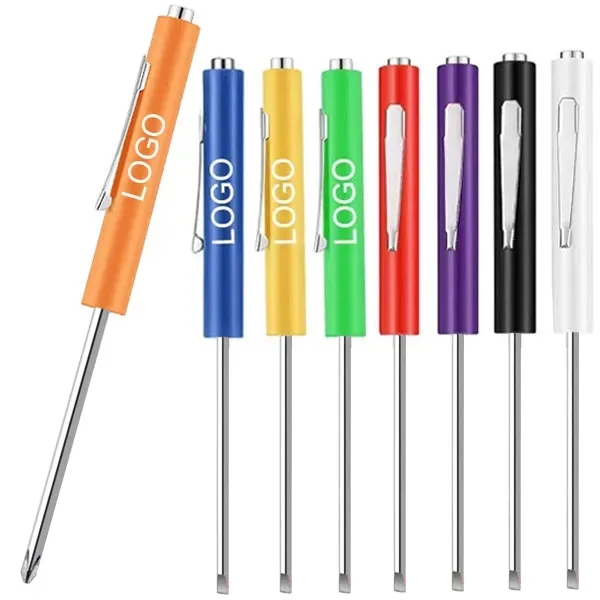Reversible Pocket Screwdriver with Magnet 1