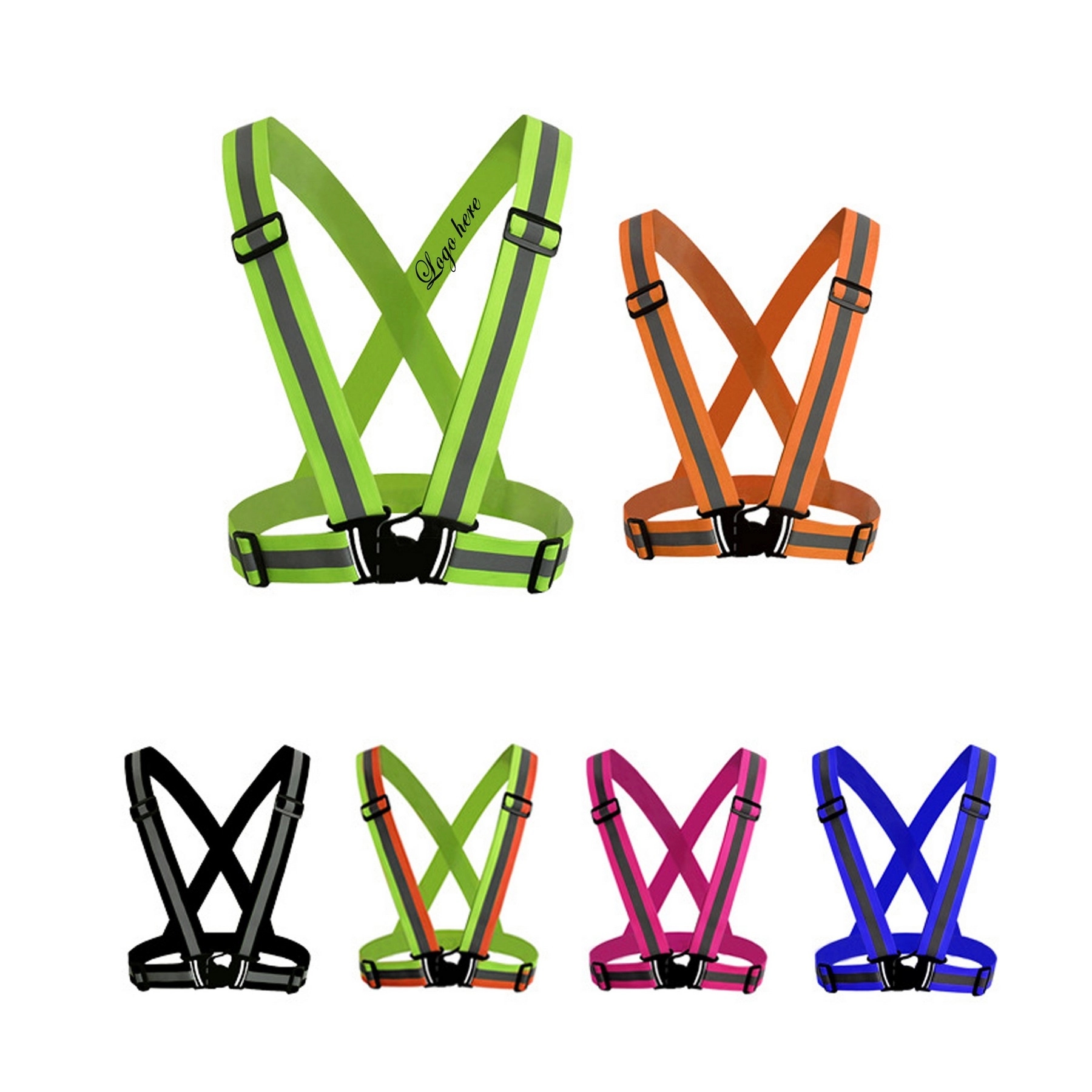 Adjustable Reflective Vest Suspenders 3