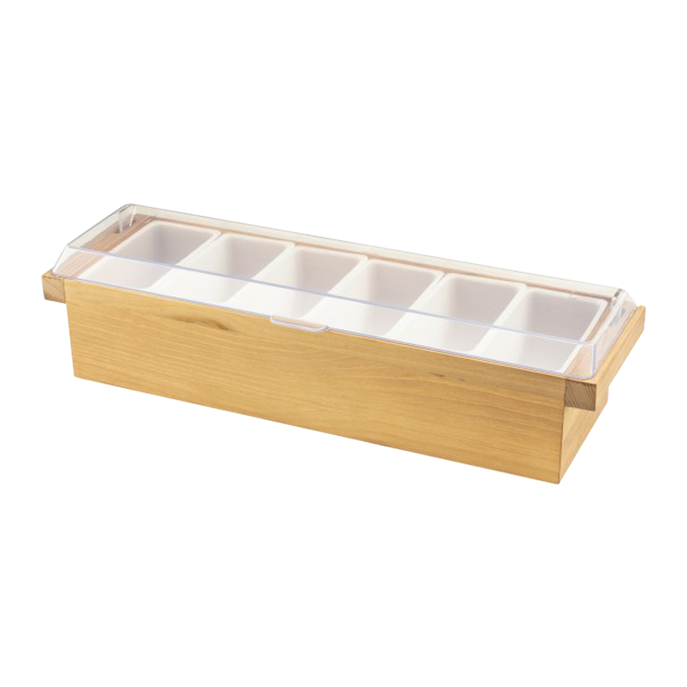 Wooden Condiment Caddy 2