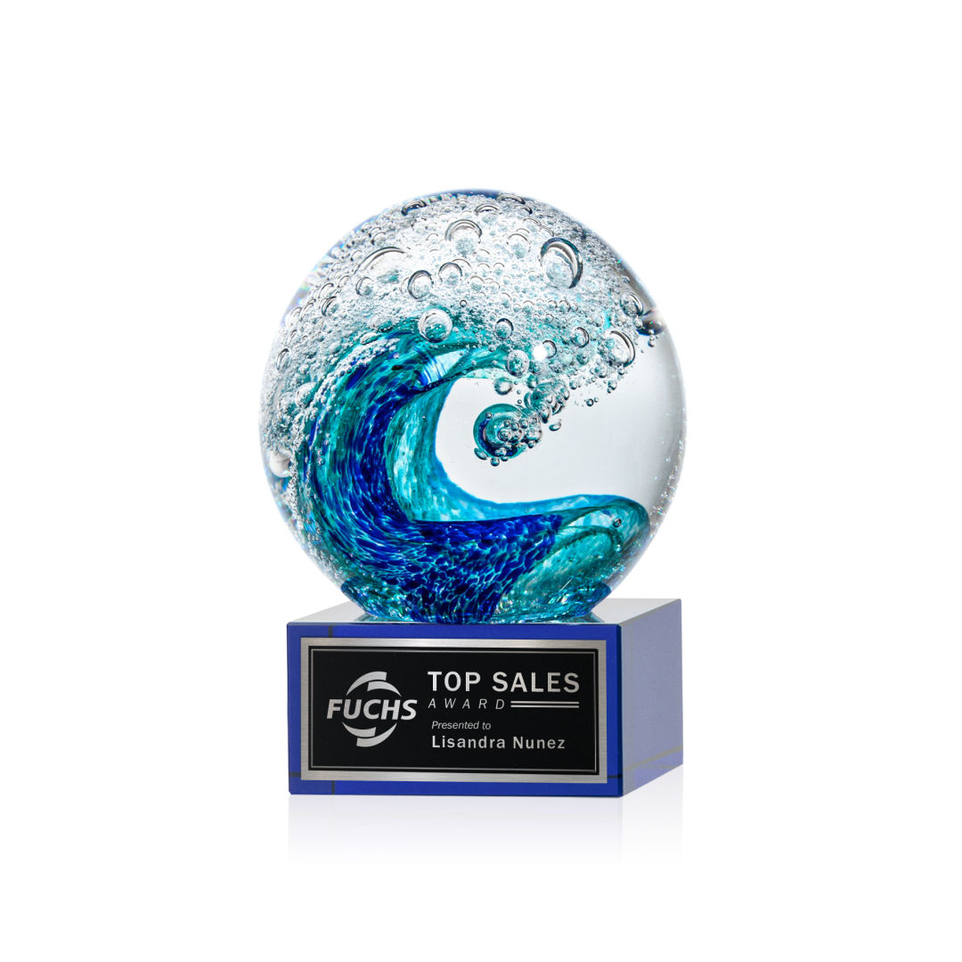 Surfside Award on Hancock Base - Blue 3
