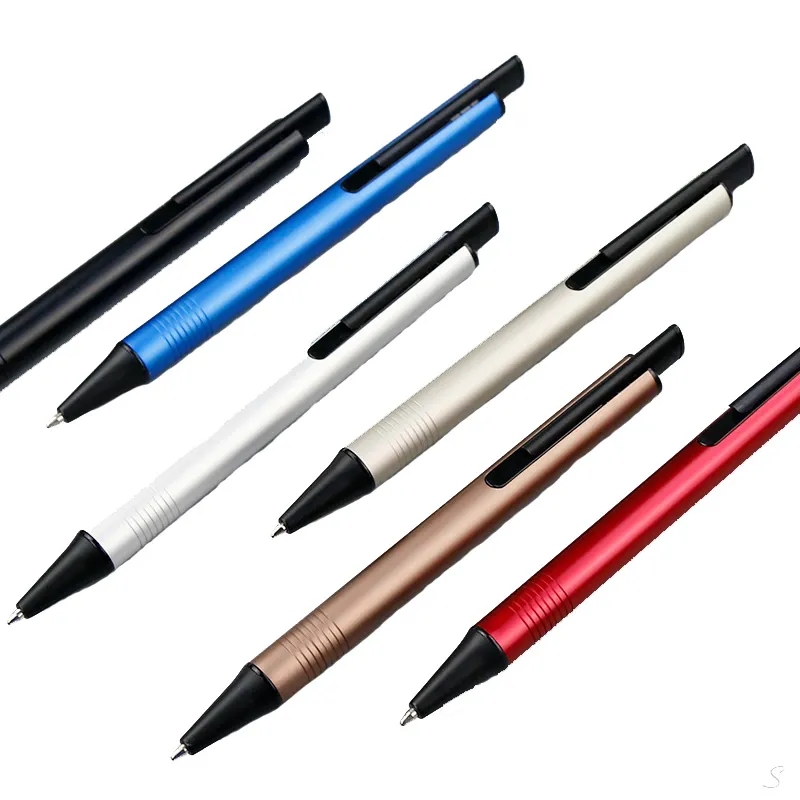 Metal colorful ballpoint pen 4