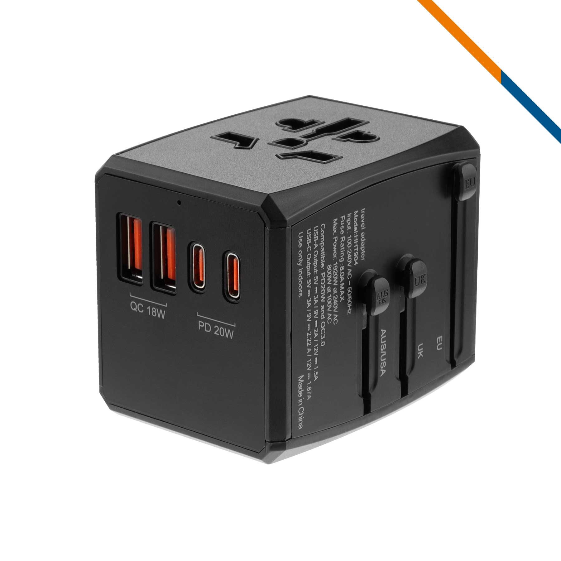 Jess 4 Ports Universal Adapter 8