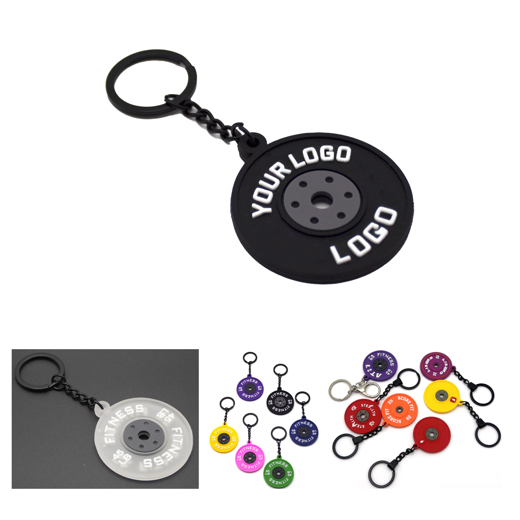 Custom Rubber Keychain 1