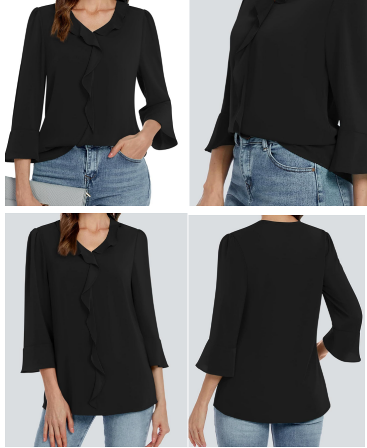 Womens Dressy Casual Blouse 9