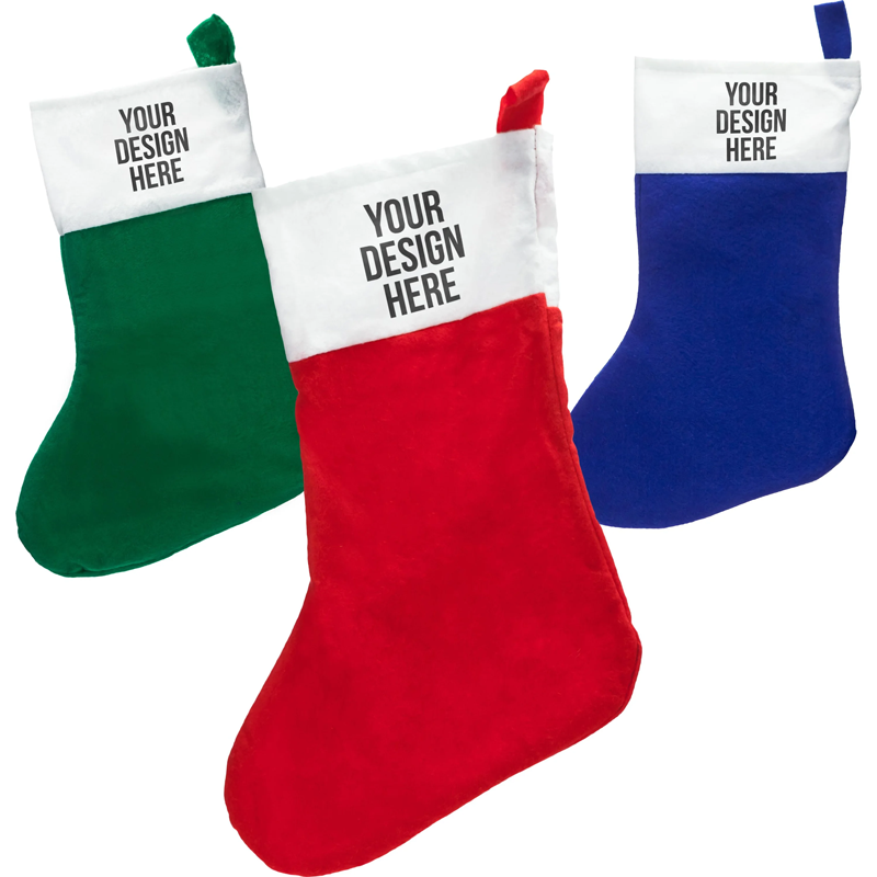 16" Felt Christmas Stockings 2