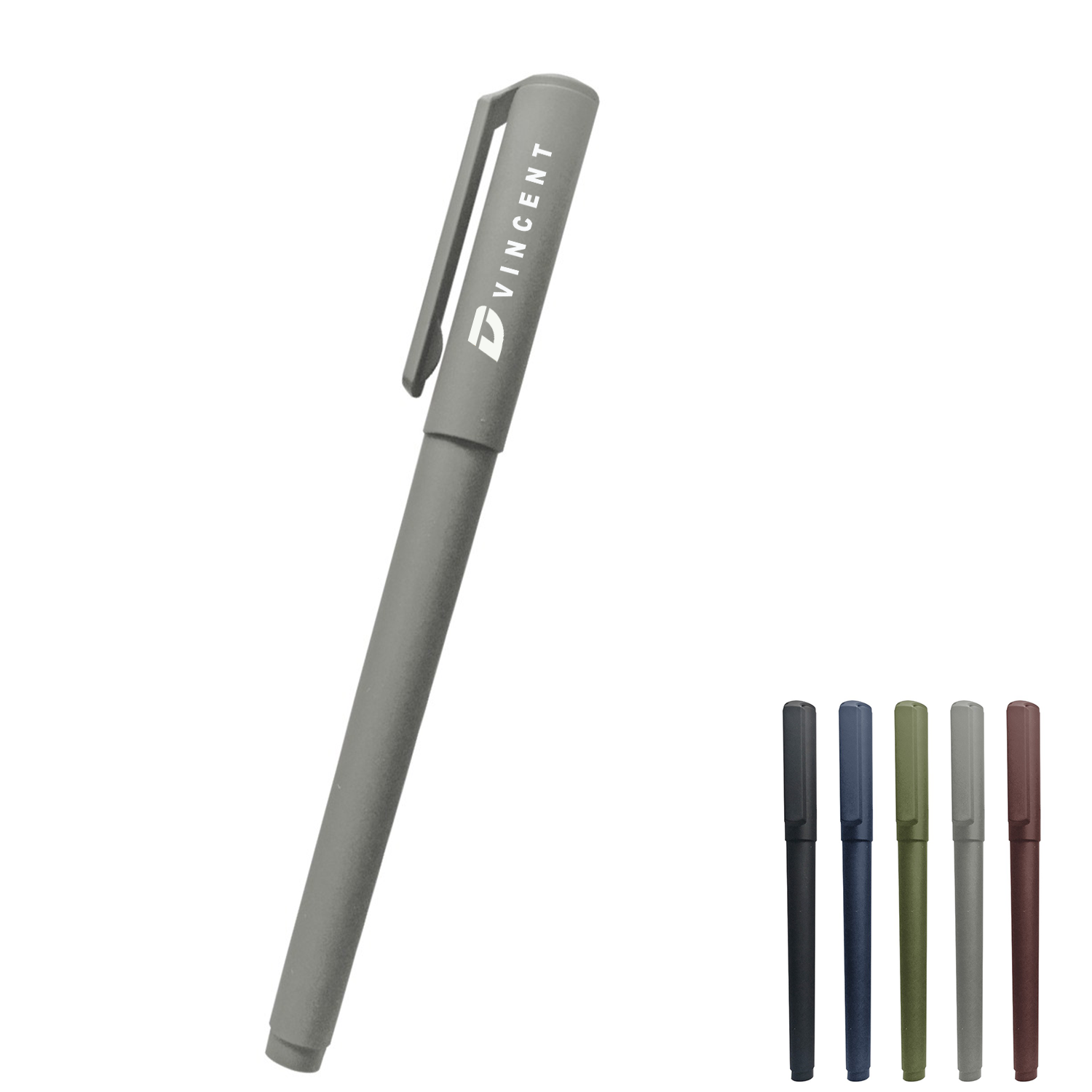 Rubberized Aluminum Pen 1