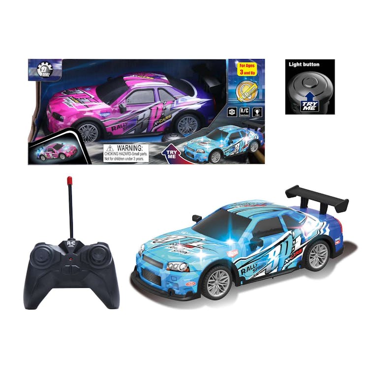 Remote Controle Rally Cars with LED Lights - 10.25" 1