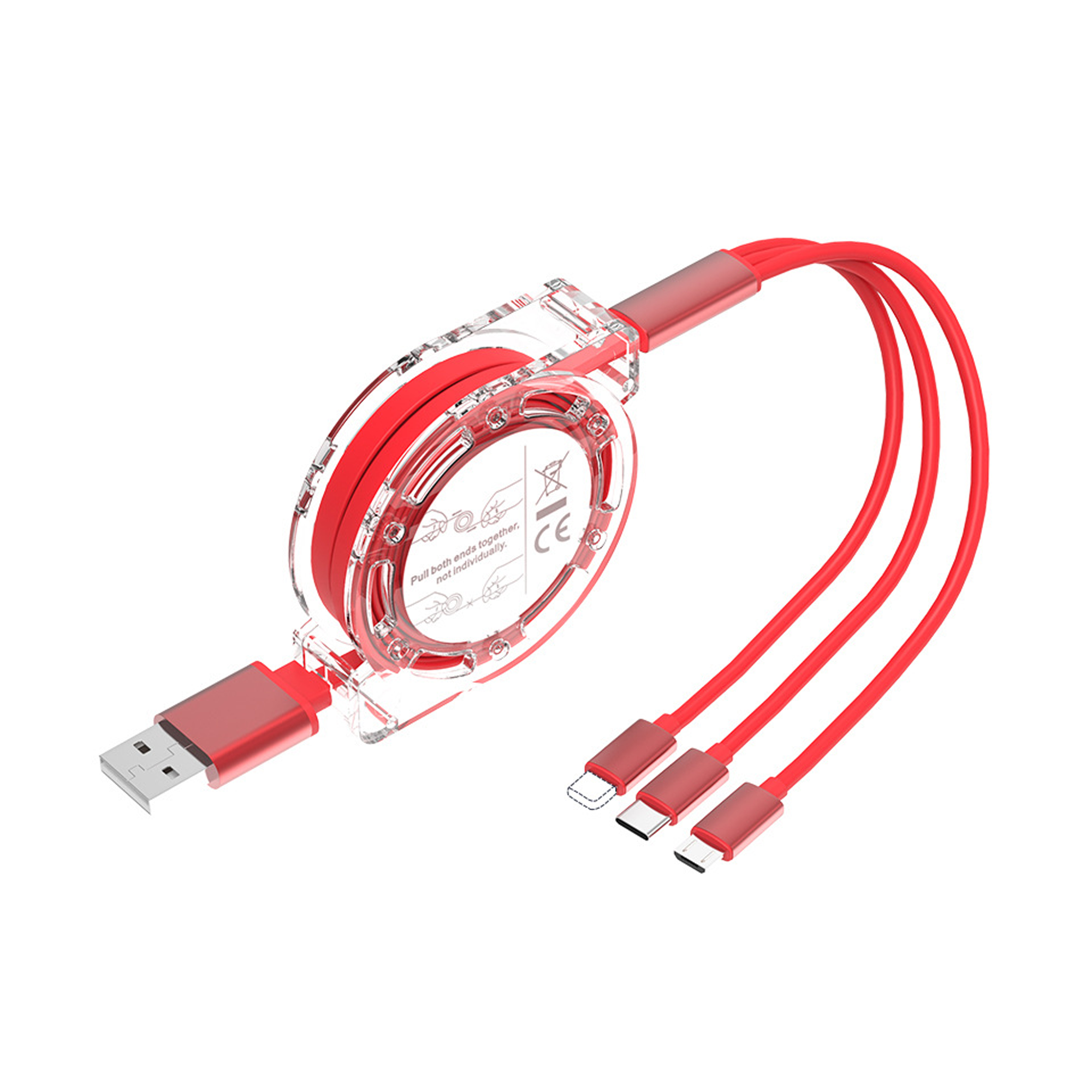 Retractable Multi Charging Cord 8