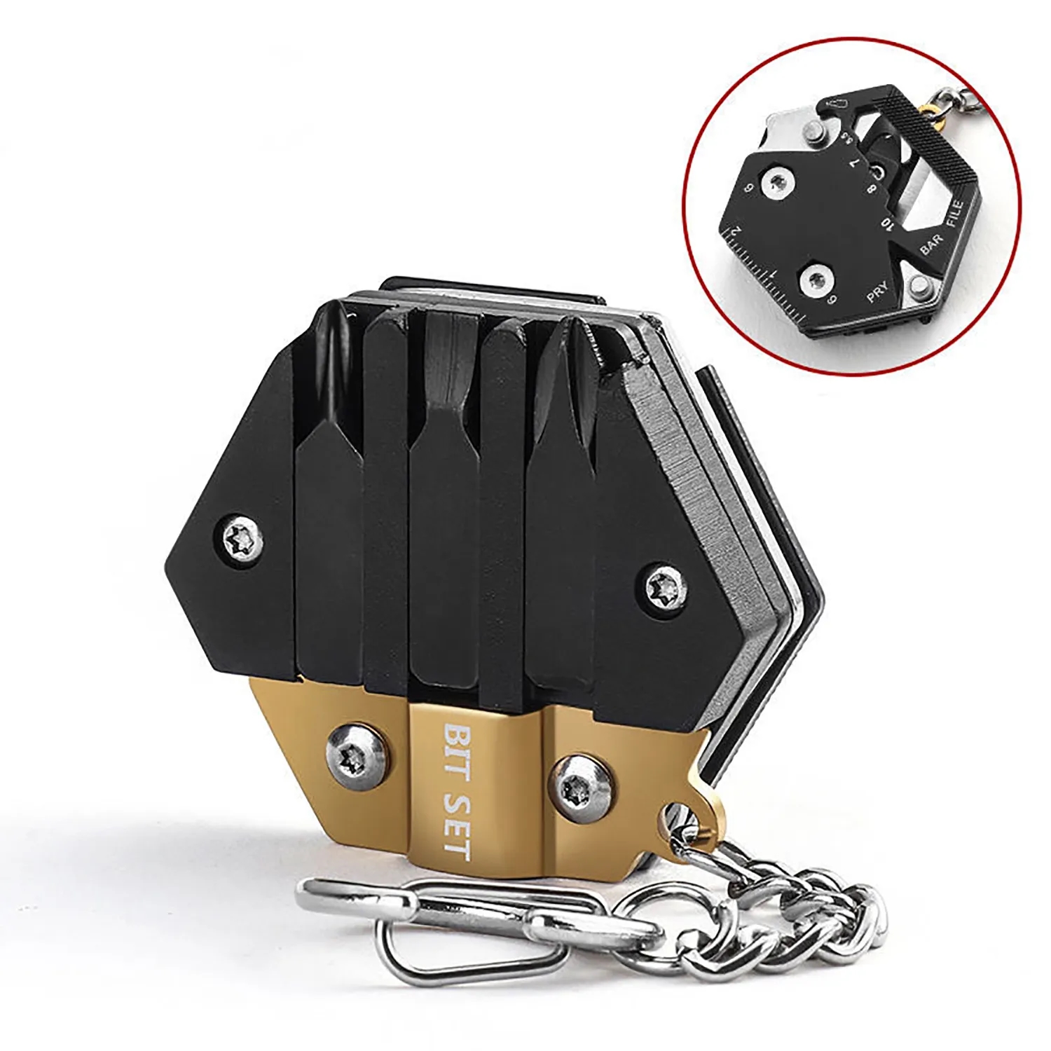 Outdoor Multi-function Keychain Tools 3