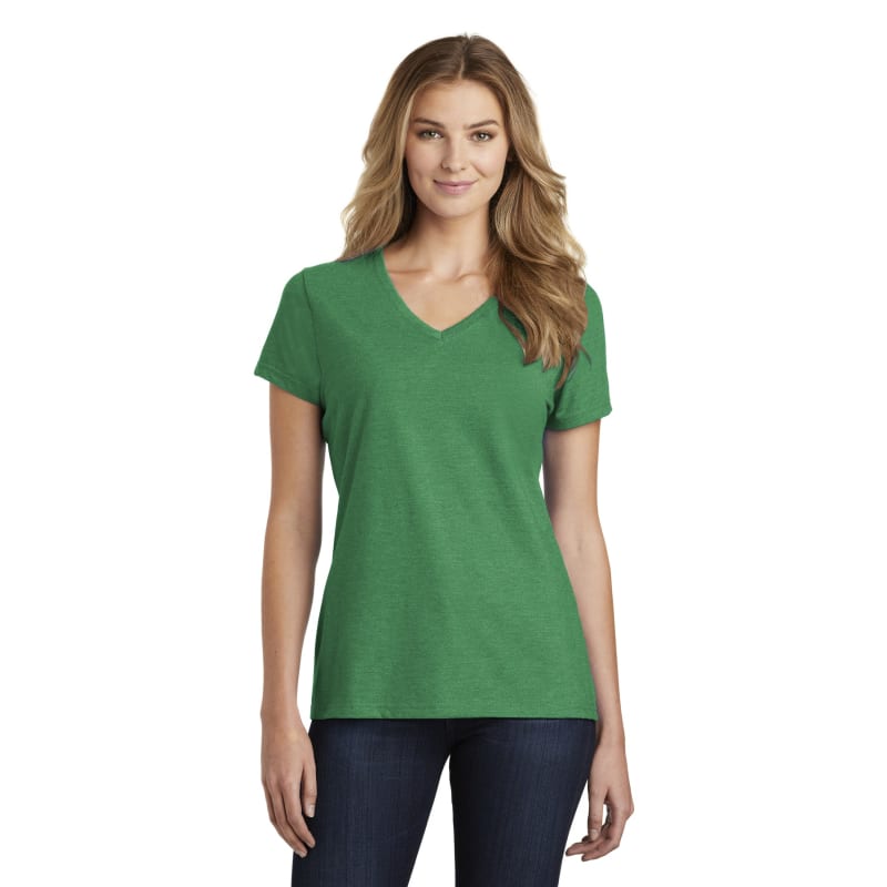 Port & Company Women's Fan Favorite Blend V-Neck Tee. 98