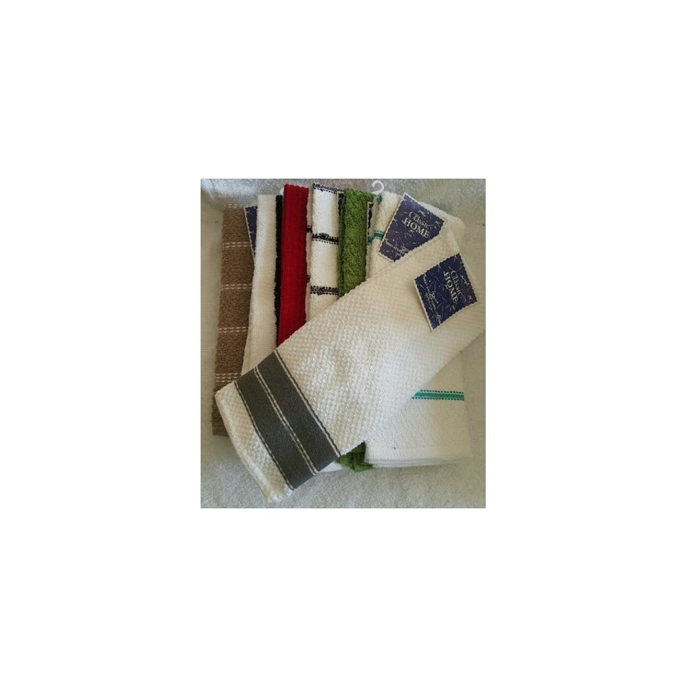Yarn Dyed Kitchen Towels - Assorted 15" x 25" 1