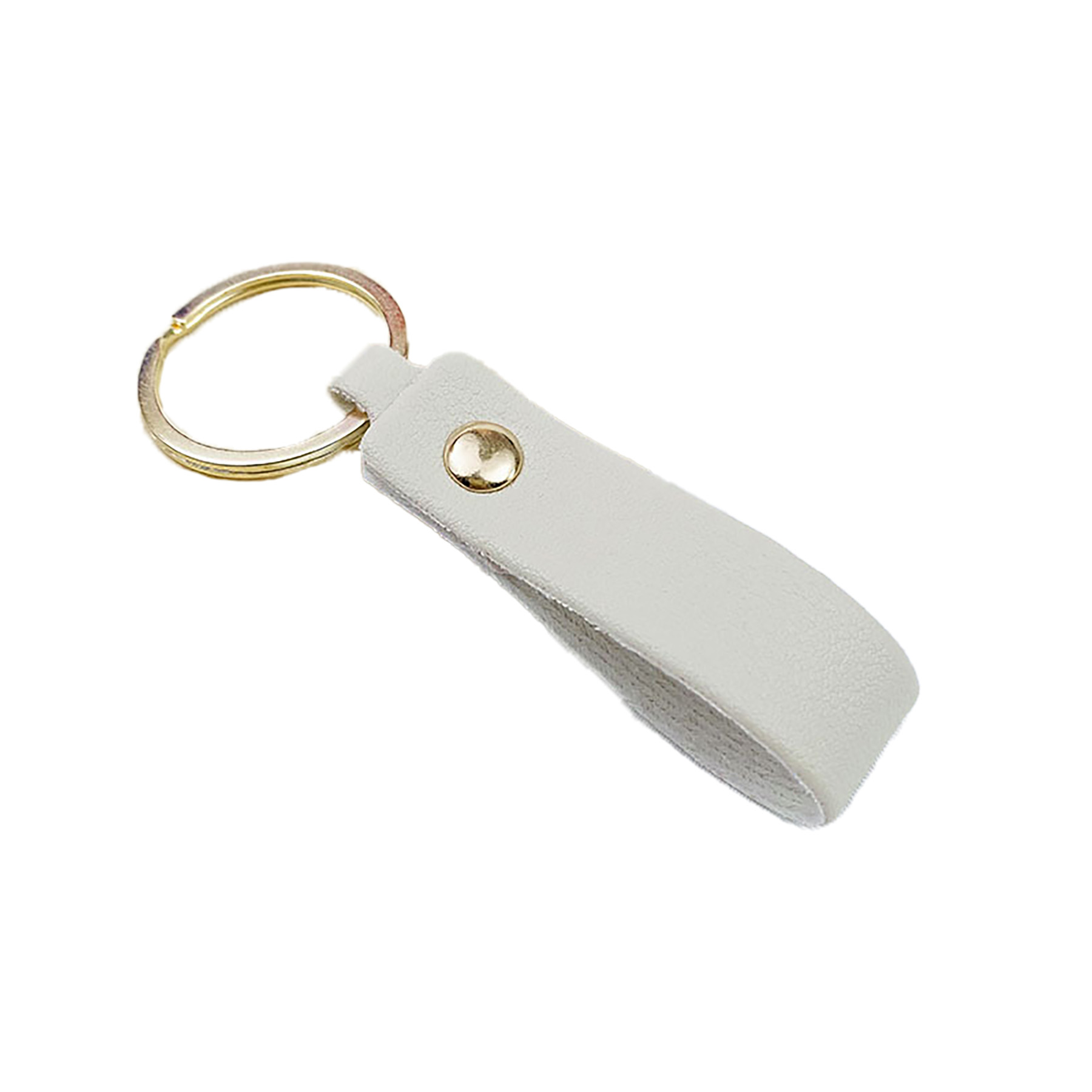 Leather Solid Color Keychains 2