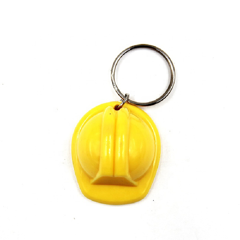 Plastic Safety Helmet Key Chain 3