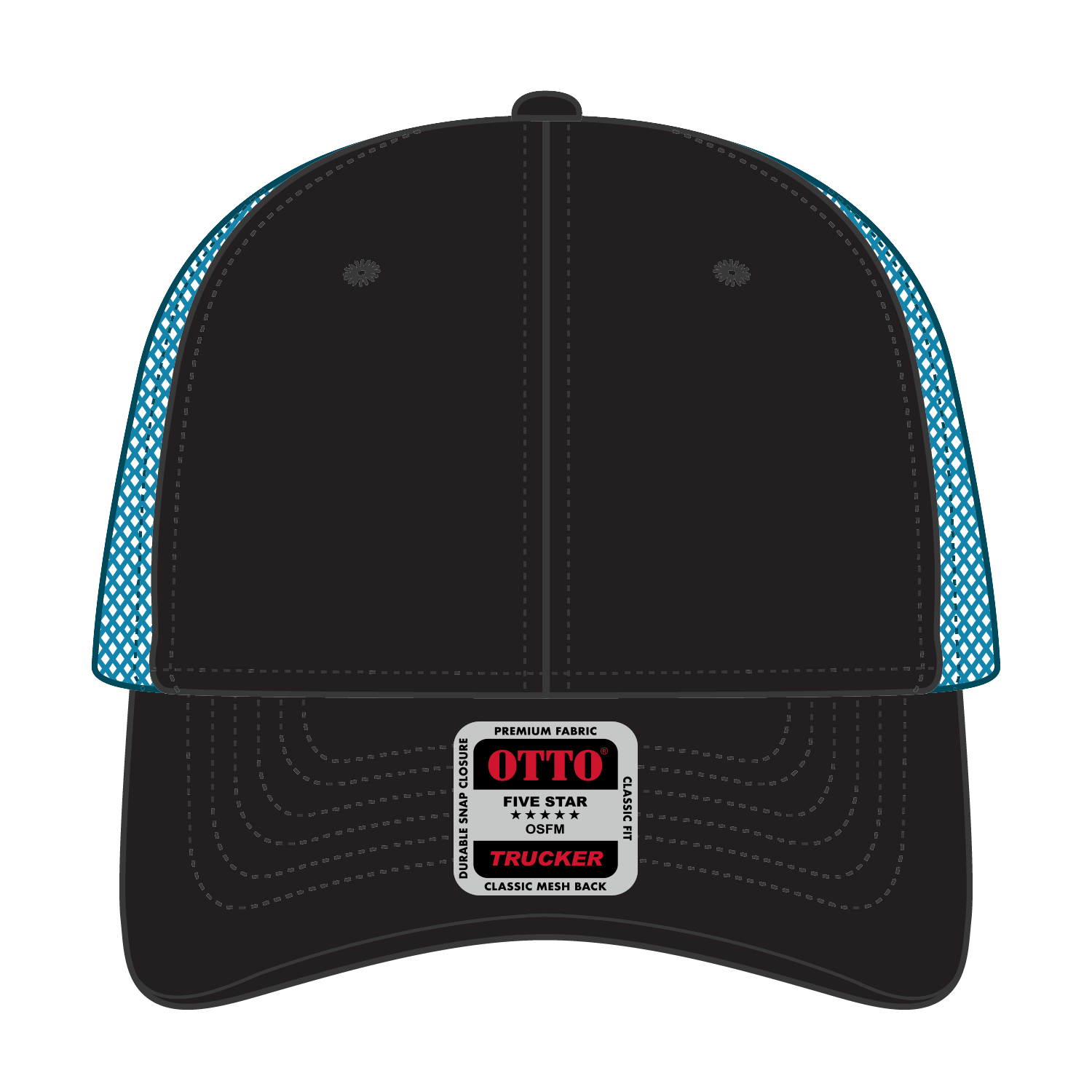 OTTO CAP® 6 Panel Low Profile Mesh Back Trucker Hat 25