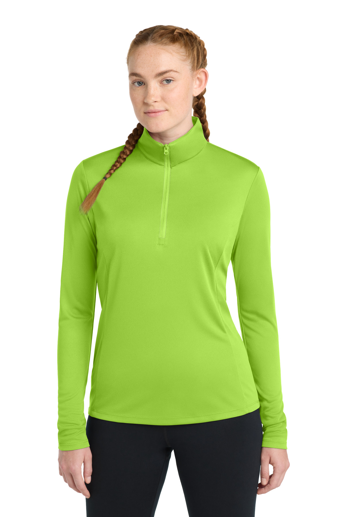 Sport-Tek Women's PosiCharge Competitor 1/4-Zip Pullover. LST357, custom hoodie or sweatshirt with logo imprint 23