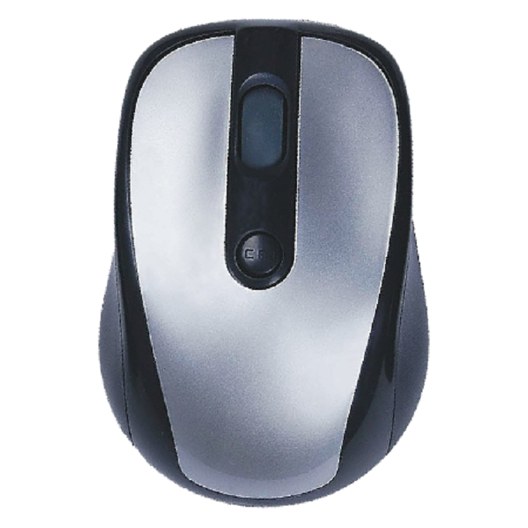 Wireless Optical Mouse with USB Receiver and Black Trim 1