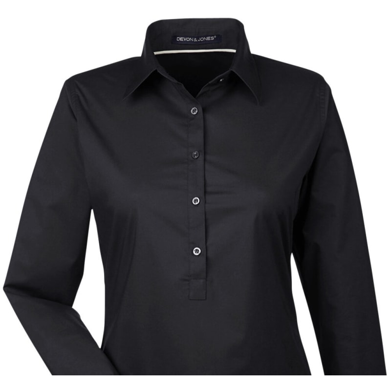 Devon & Jones Ladies' Perfect Fit™ Half-Placket Tunic Top 9