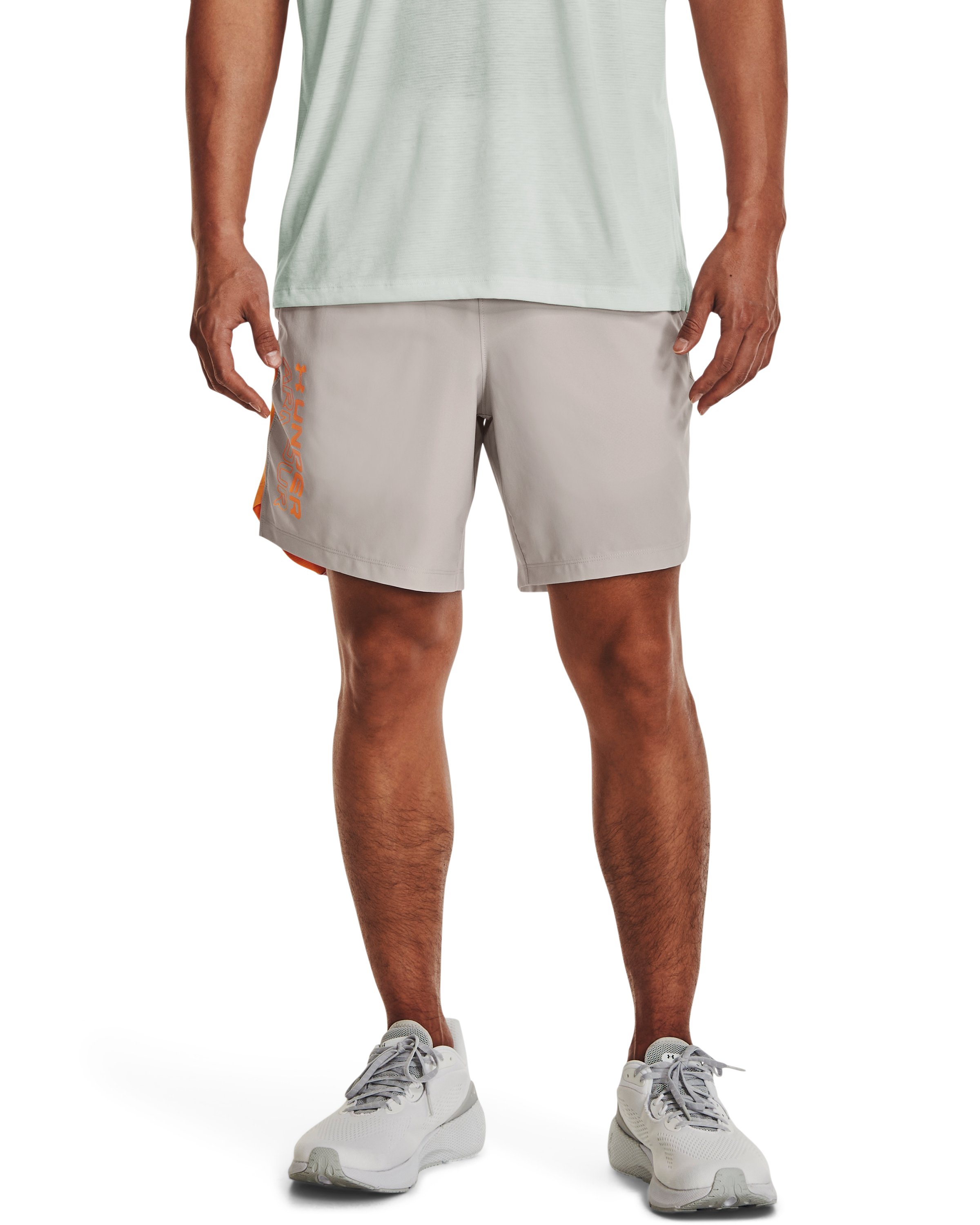 Men's UA Launch SW 7'' Wordmark Shorts 4