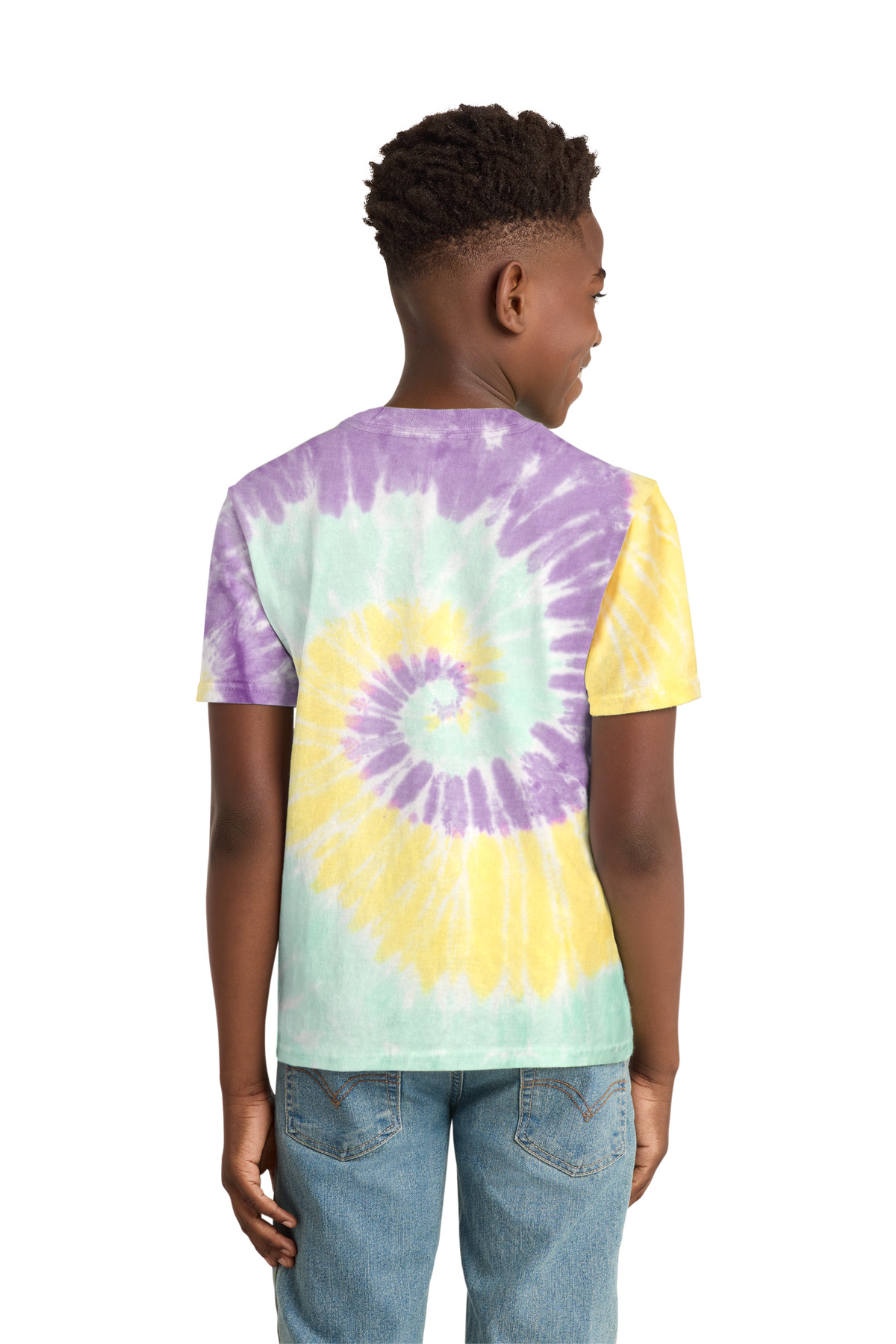 Port & Co Youth Tie-Dye Tee. PC147Y 68