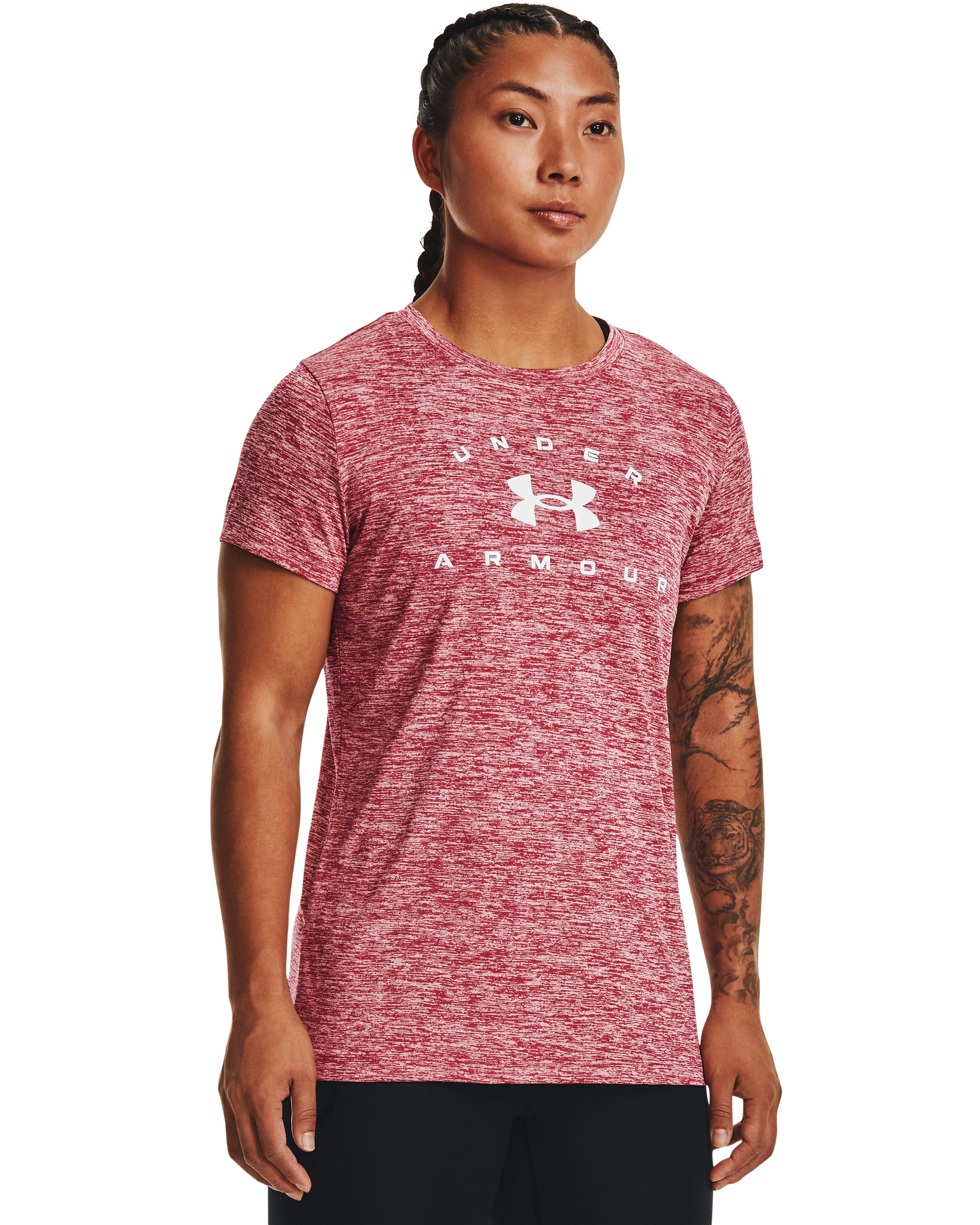 Women's UA Tech Twist Arch Short Sleeve  5