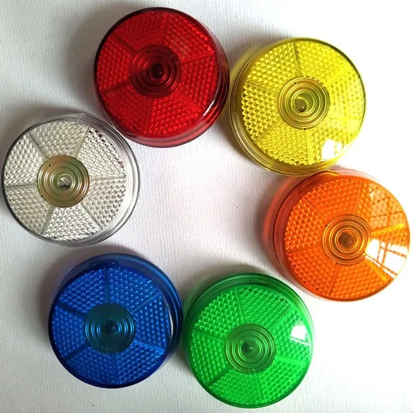 Round Blinking Light with Back Clip 6