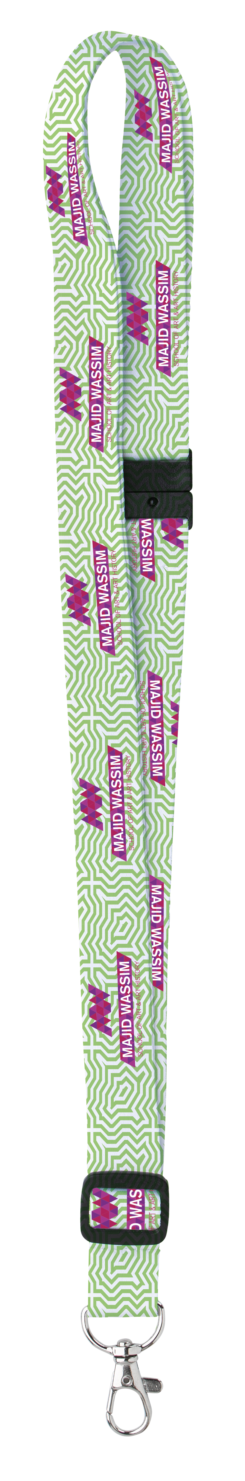 Universal Source® 3/4" Adjustable Polyester 4 Color Lanyard 7