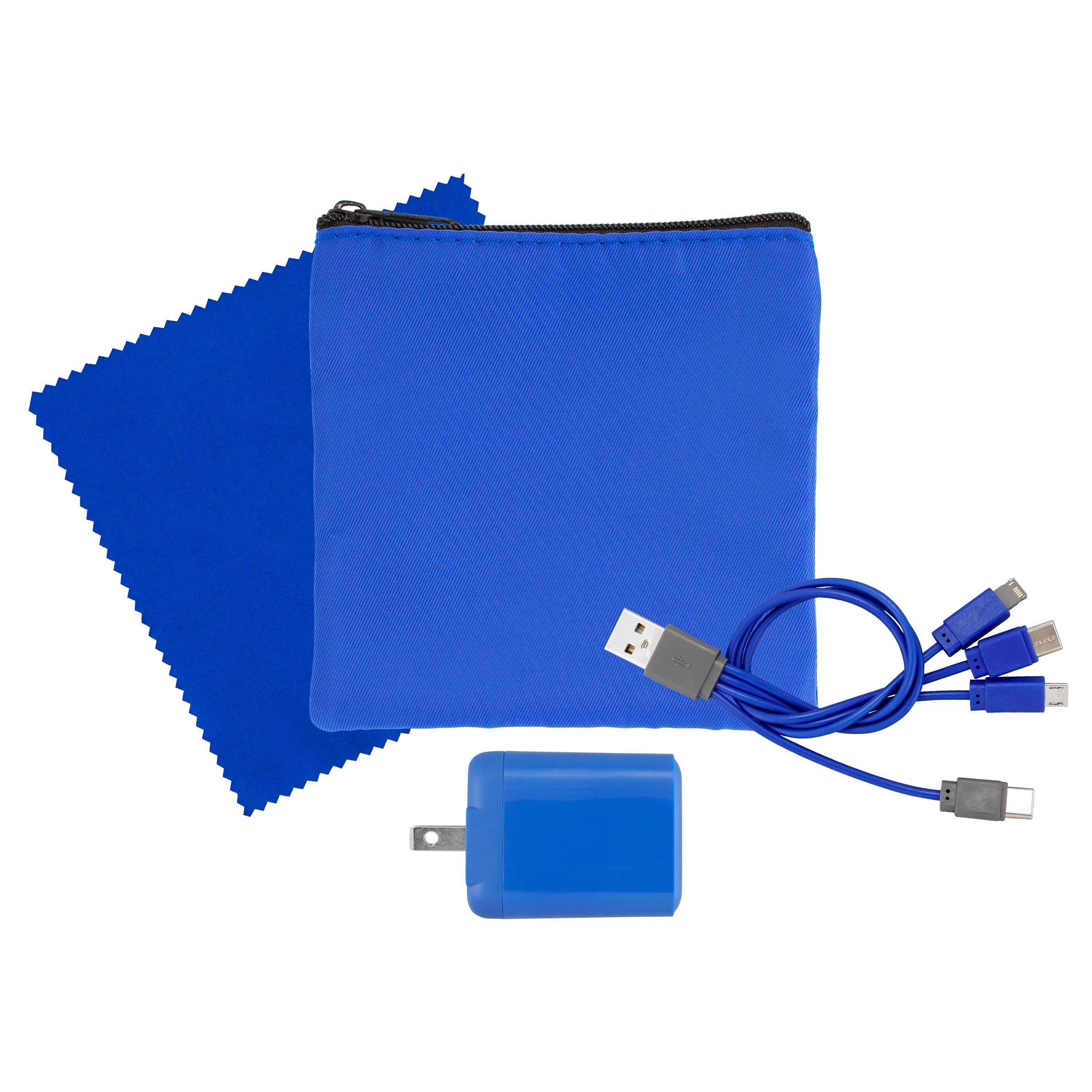 RPET Fast Charger, Cable & Cloth Kit 18