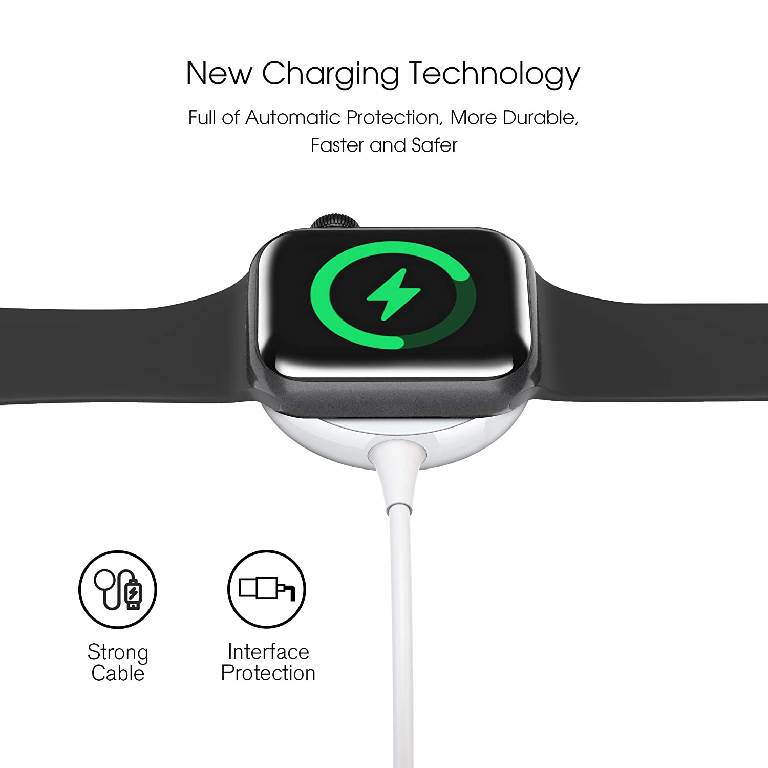 Magnetic Charging Cable for Apple Watch – Compatible with Series 1 to 6 6