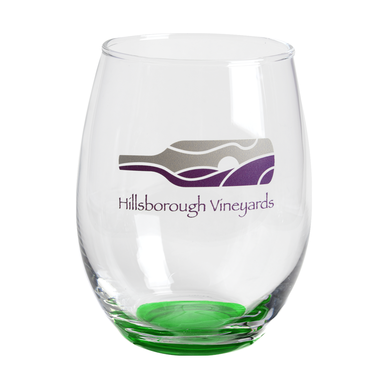 15 oz. Imported Stemless Wine Glass (2 Color Imprint) 8