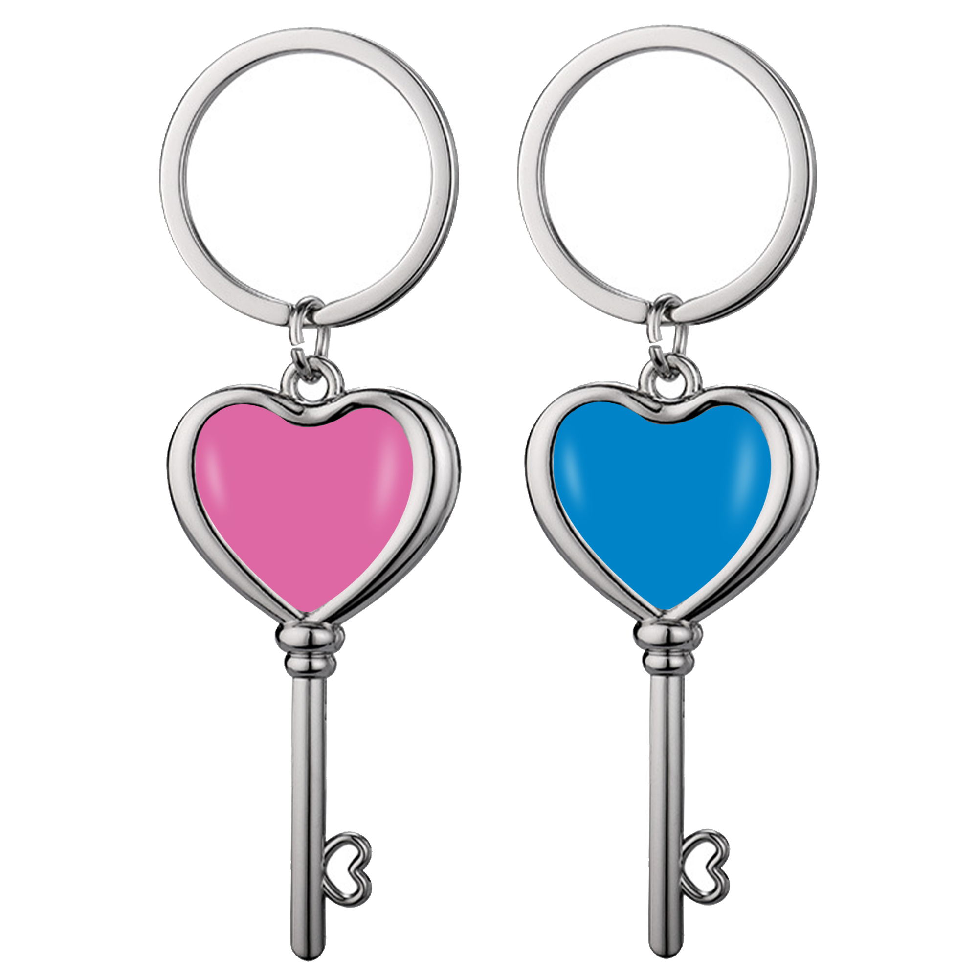 Heart-Shaped Metal Keychain for Gifts and Promotions 1