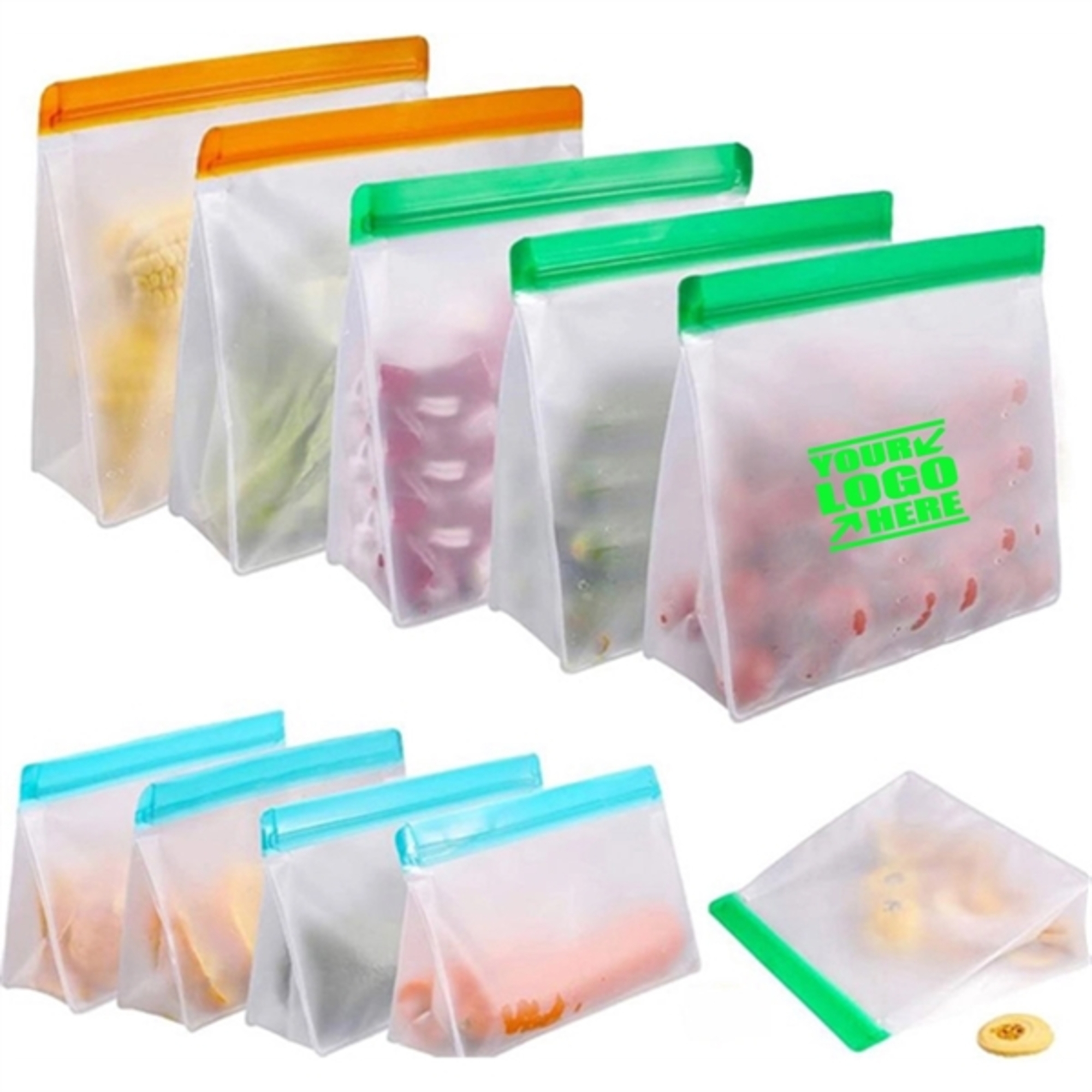 Reusable PEVA Food Storage Bags 1