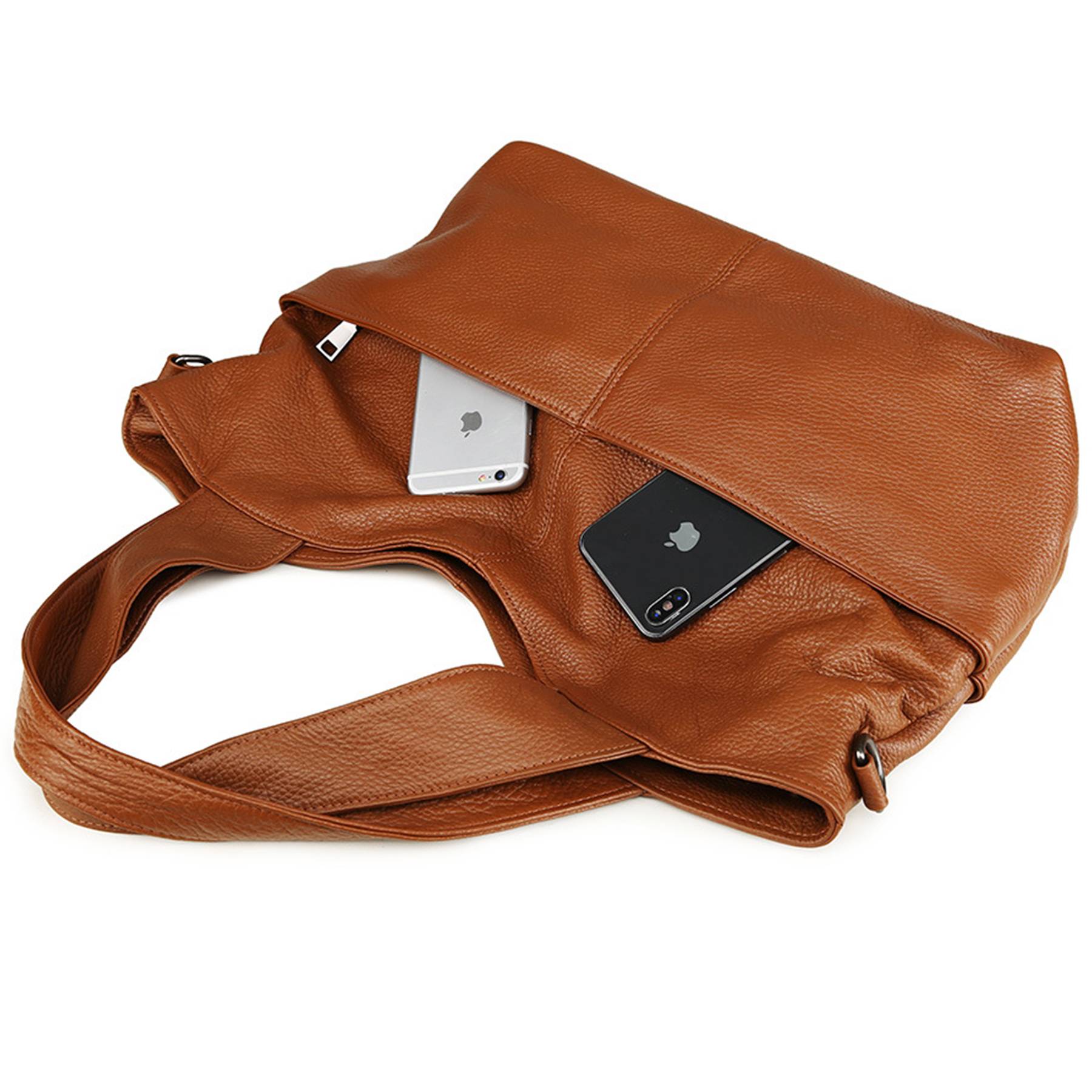 Women's Soft Genuine Leather Tote Bag 1