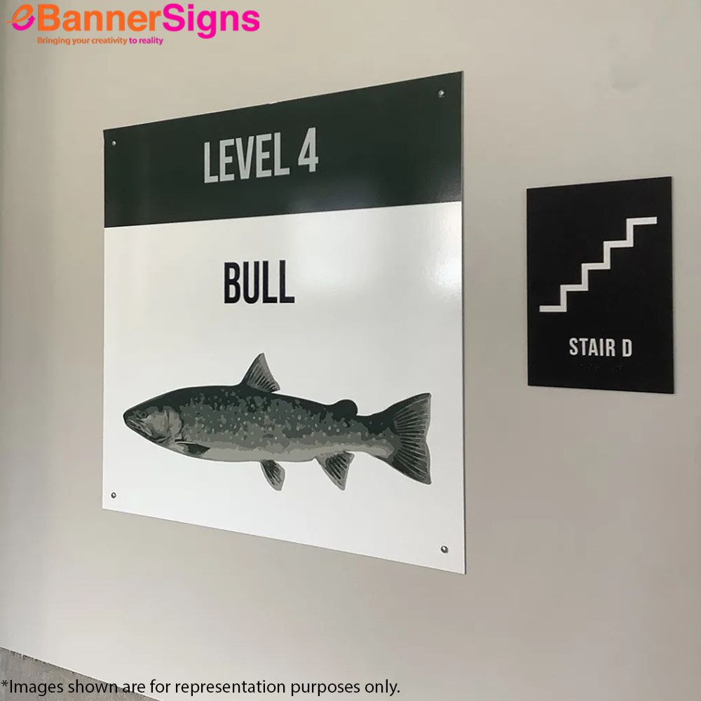 Reflective Metal Sign with Top & Bottom holes 3