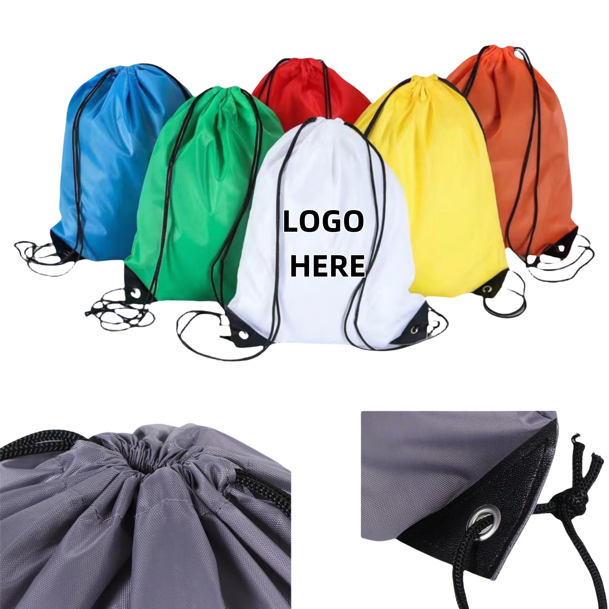 Drawstring Closure Backpack 2
