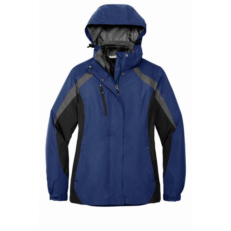 Port Authority Women's Colorblock 3-in-1 Jacket. 8