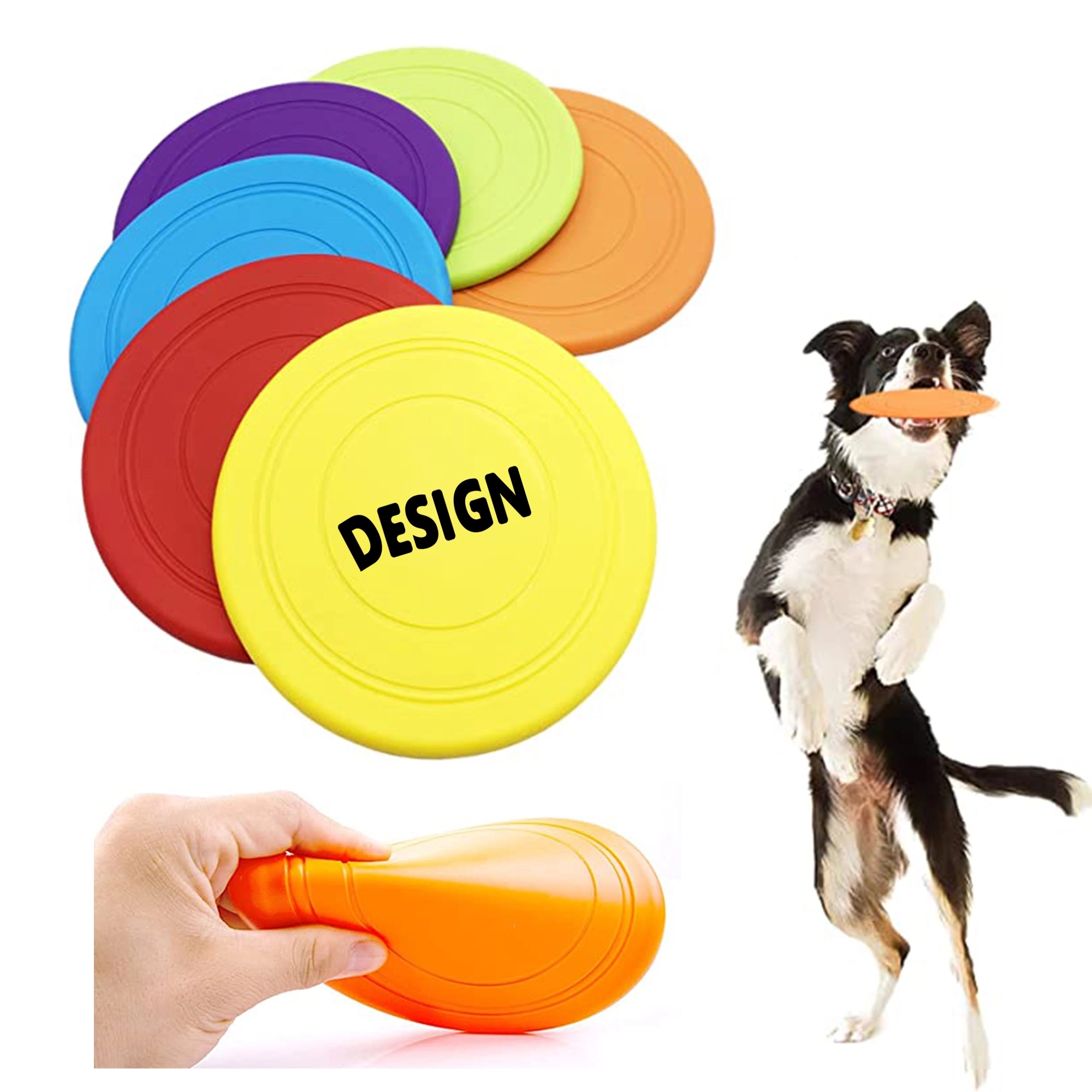 Soft Flying Disc Dog Training Toy