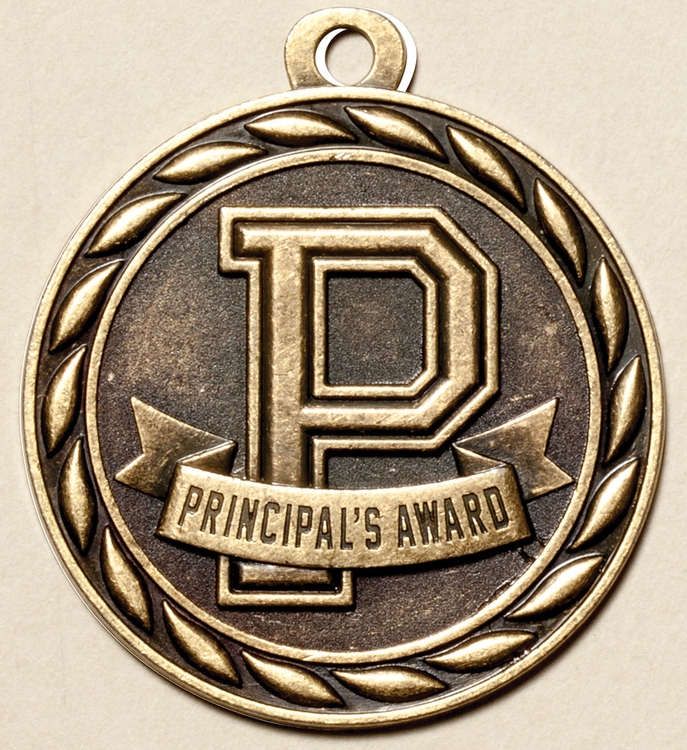 Principal's Award Medal, 2" 2