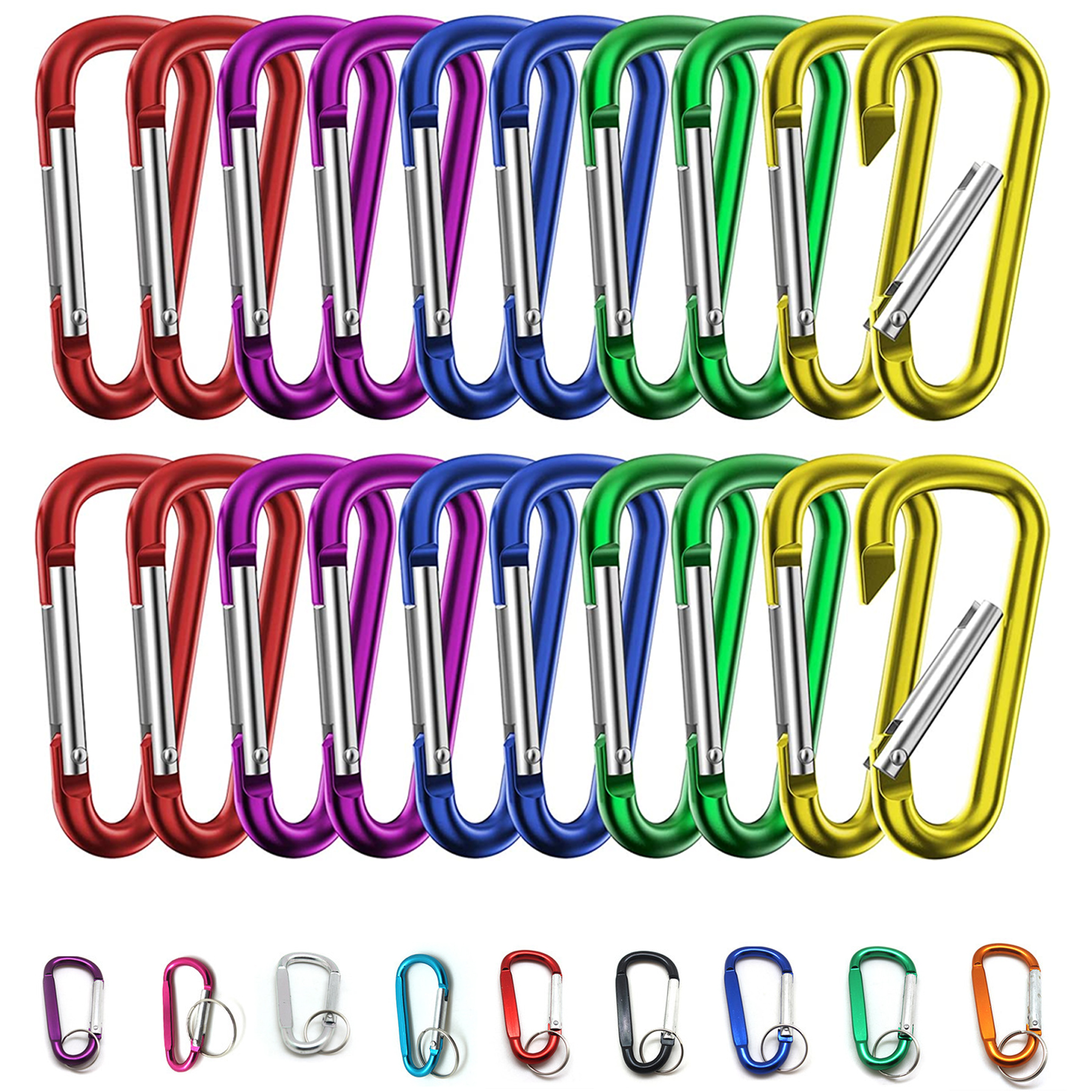 D Ring Keychain 3