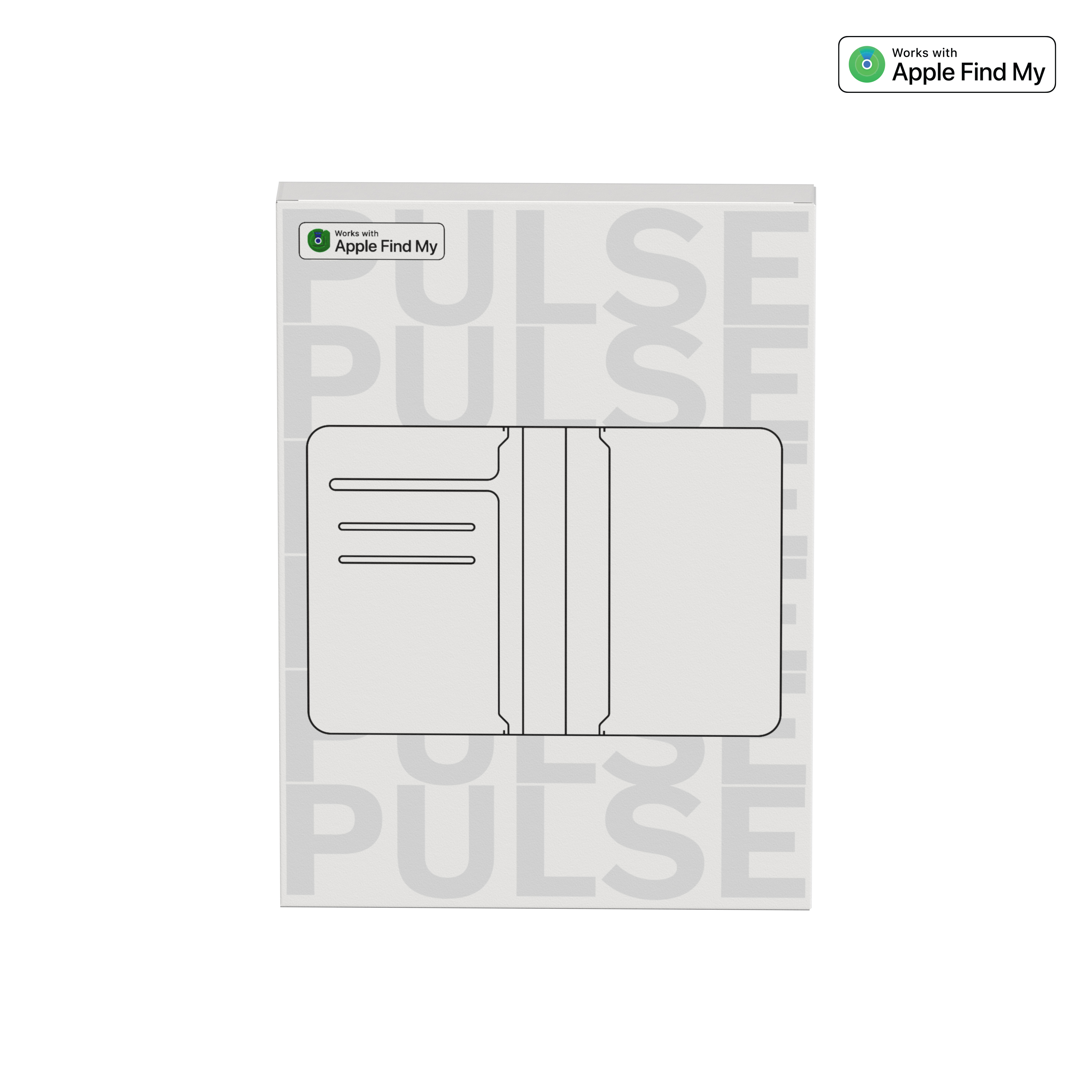 Pulse passport holder with apple find my 4