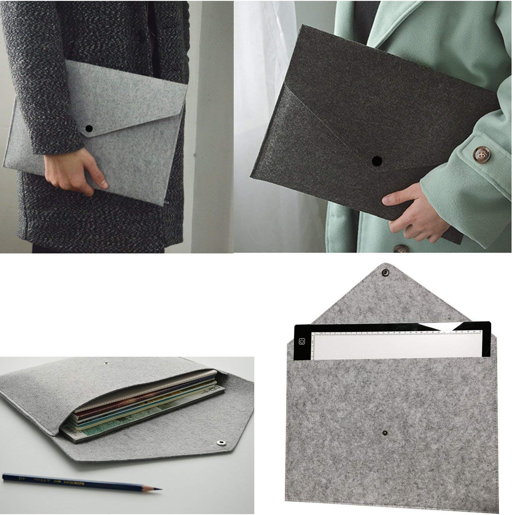 Felt Cover Laptop Sleeve 2