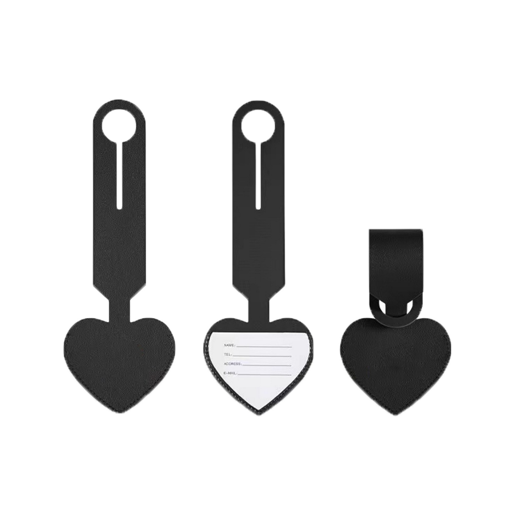 Heart Shaped Luggage Tag 3