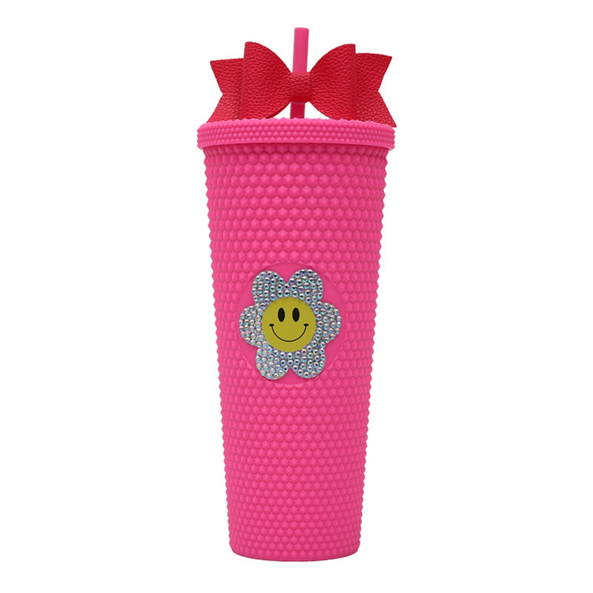 24 oz Bowtie Straw Cup 1