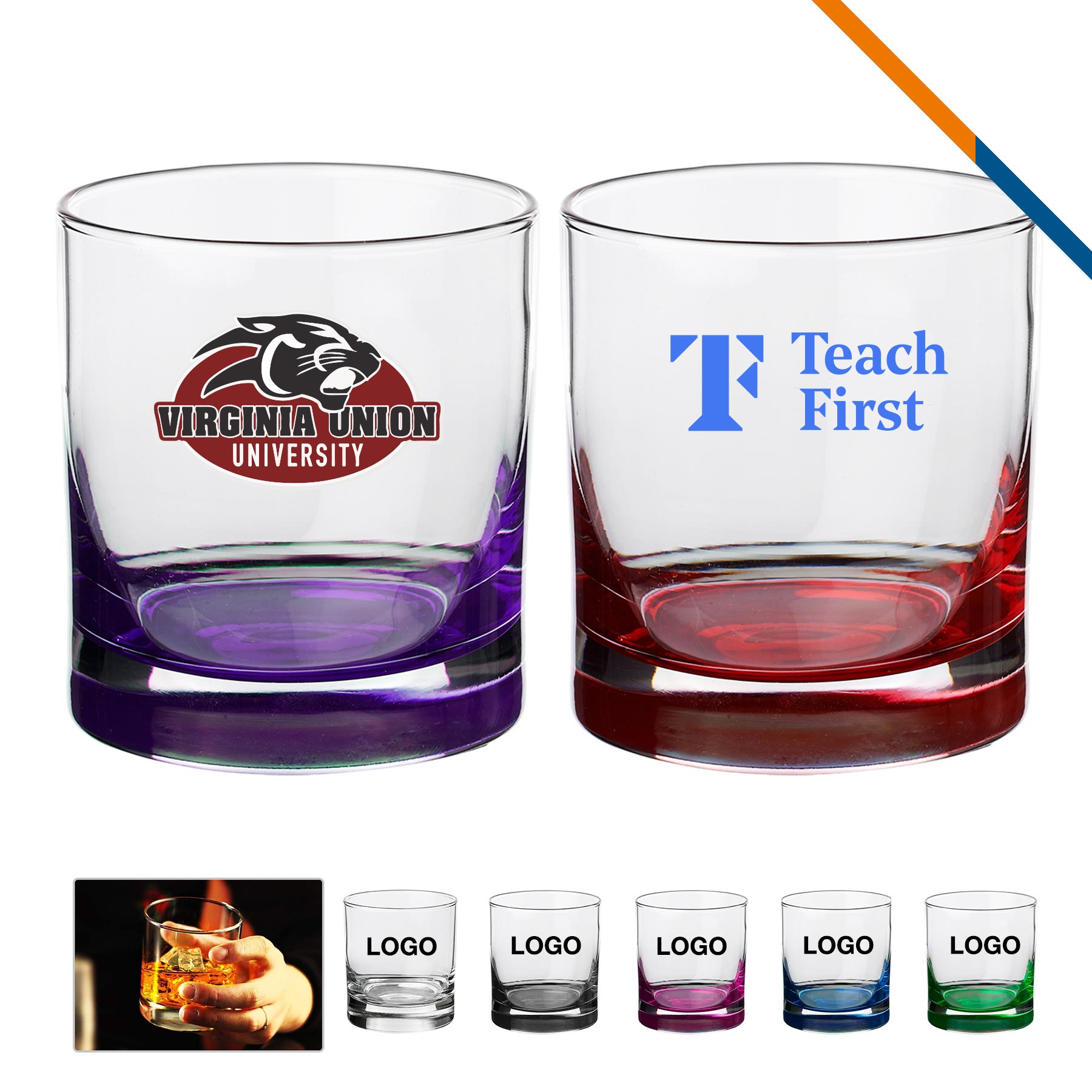 Libbey Atcha Scotch Glasses - 8 OZ. 5