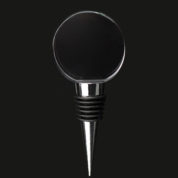 Round Crystal Wine Stoppers 2
