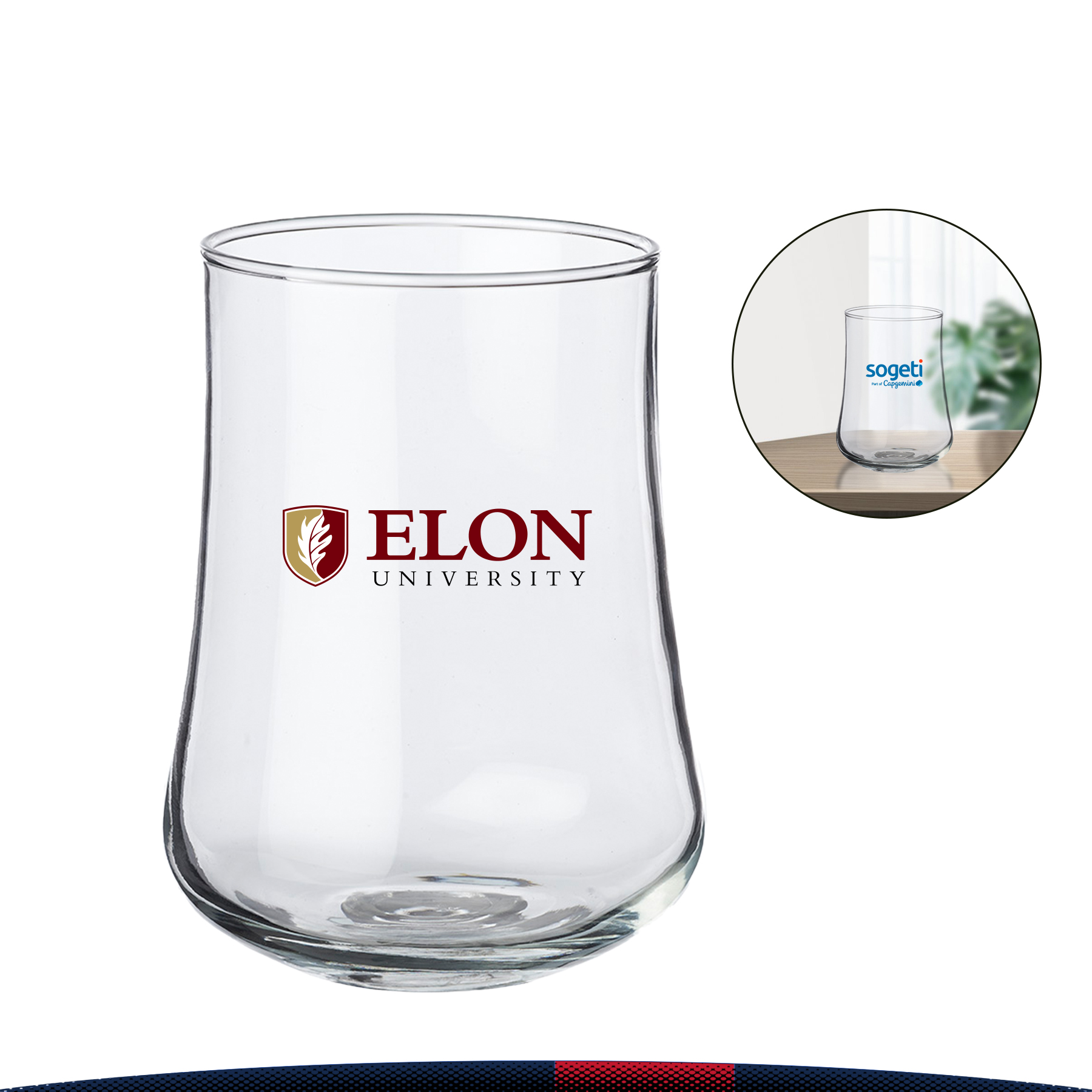 15.5 oz. Clear Stemless Glasses 4