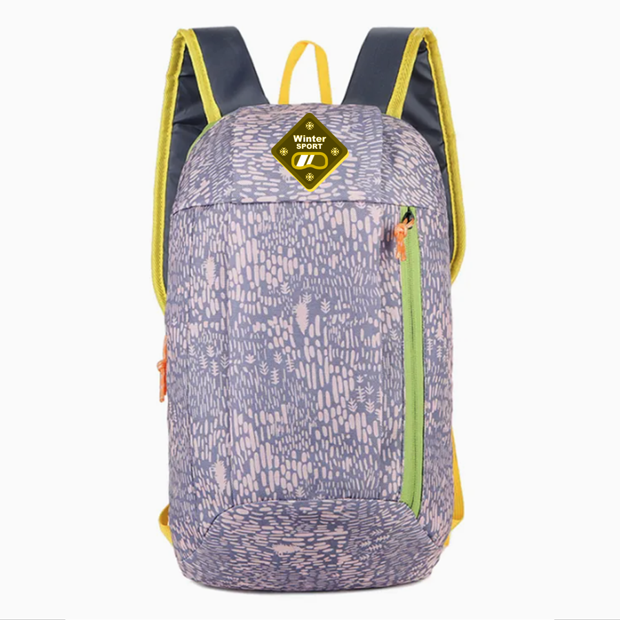 Stock Brushstroke Waterproof Nylon Backpack - 15.8x8.7x4 in 4