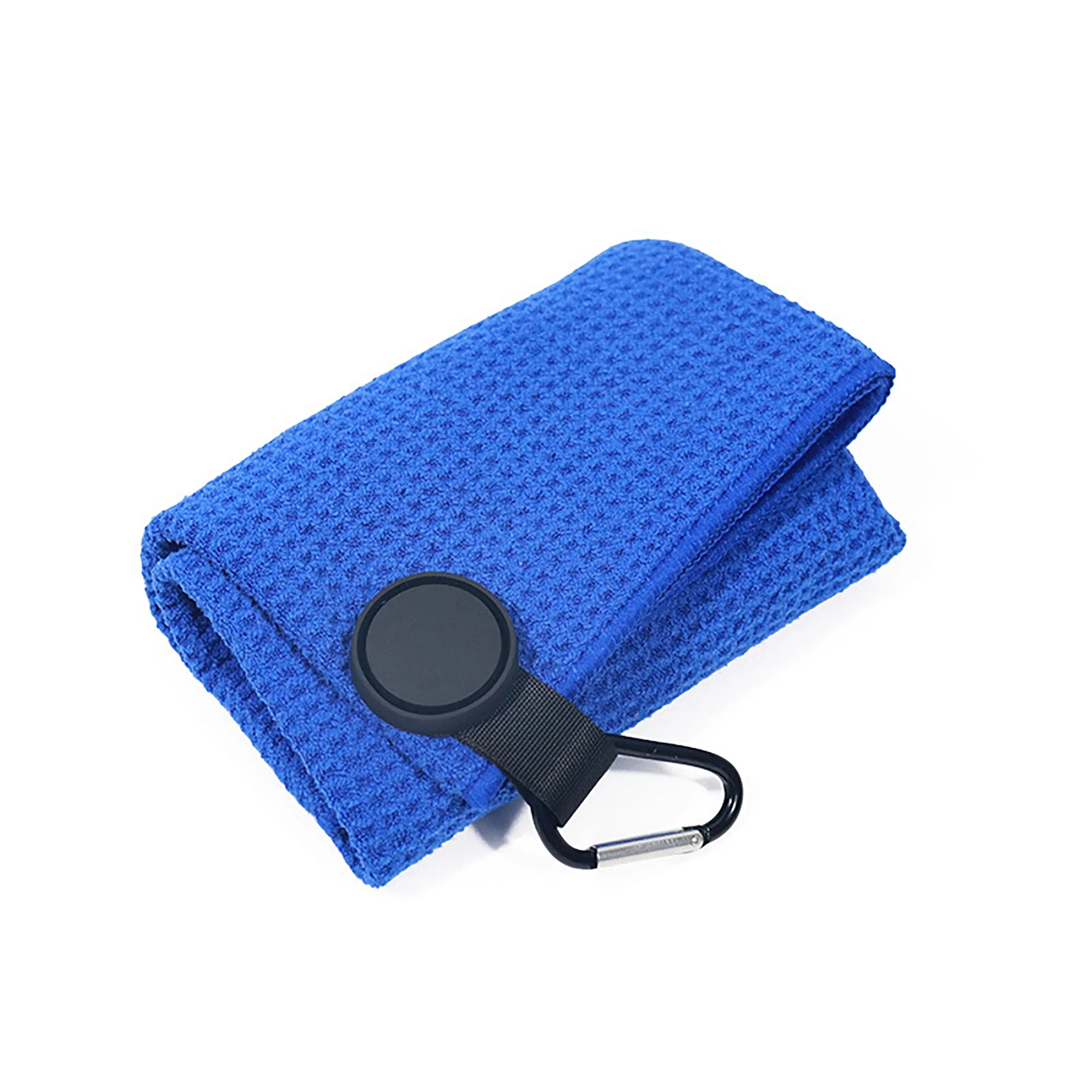 Round Microfiber Golf Towel with Strong Magnet 4