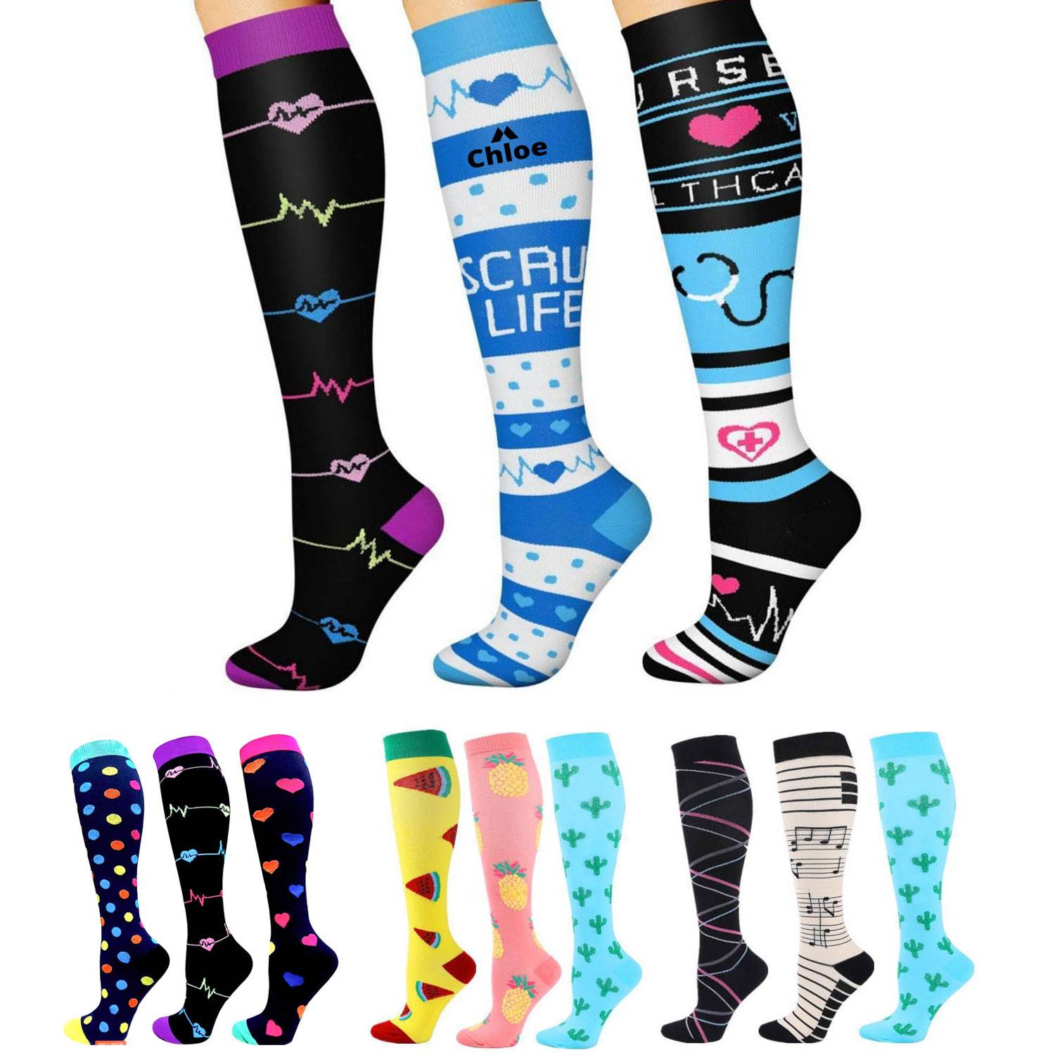 Long Compression Stockings 2