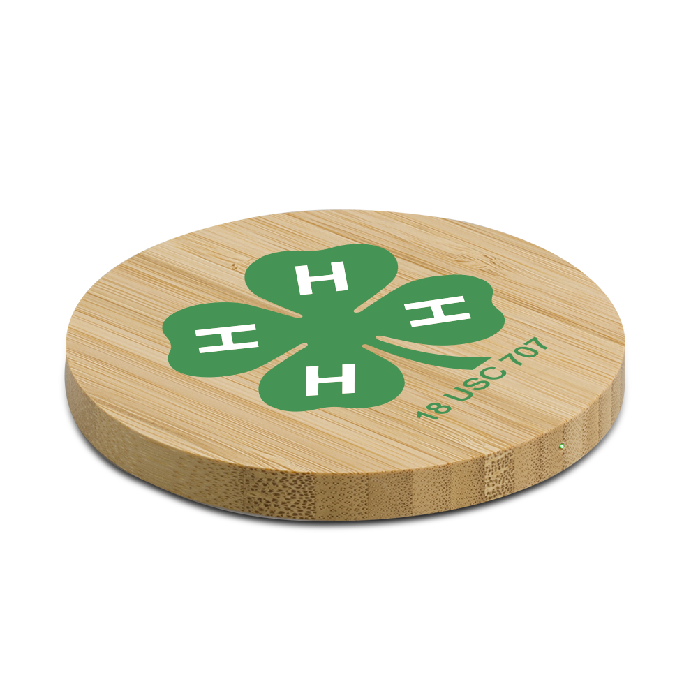 Parkfield 15W Bamboo Eco-Friendly Wireless Charger 1