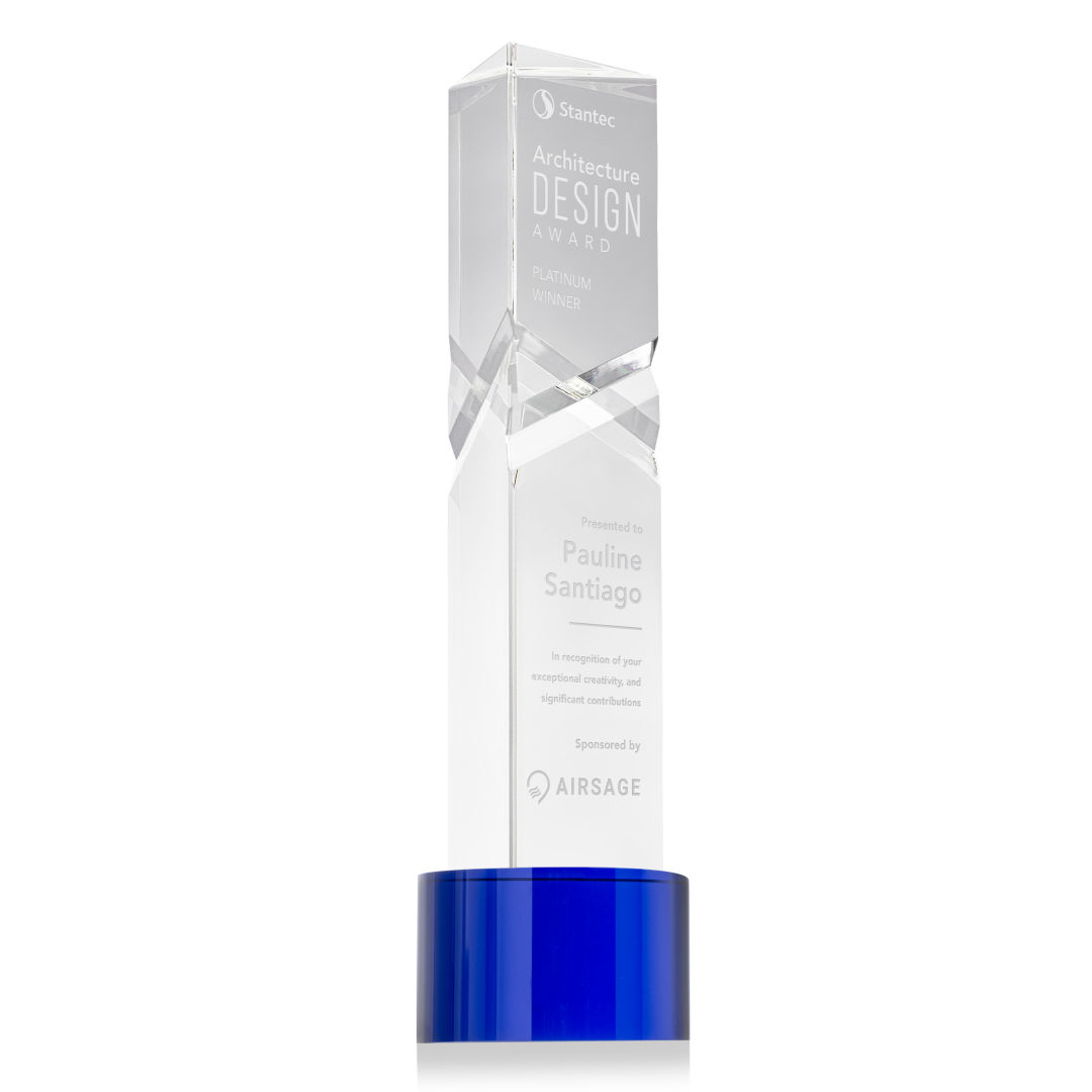 Oakham Award on Marvel Base - Blue 16